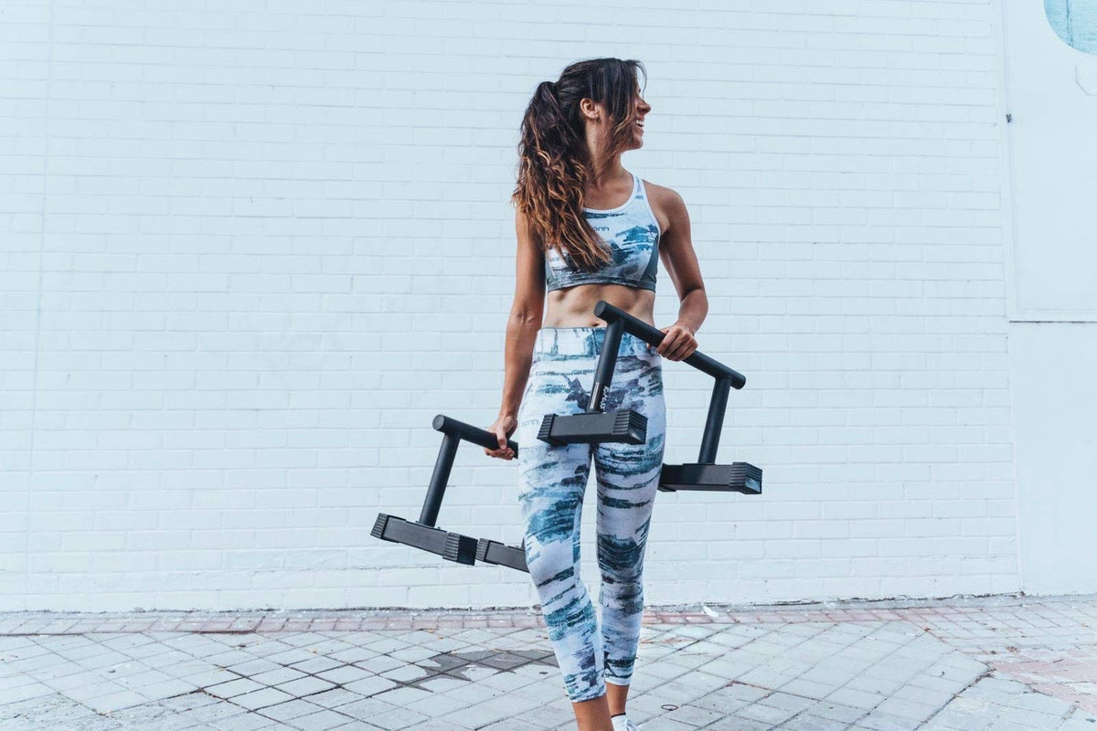 RAMASS Fitness Parallettes, for Gymnastics, Calisthenics, Bodyweight for home gym and commercial use