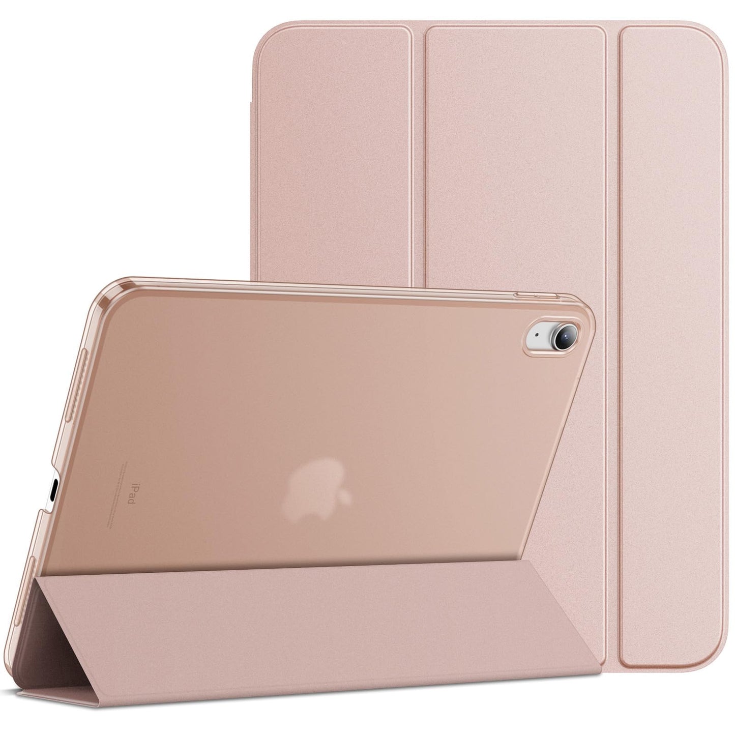 JETech Case for iPad (A16) 11th Generation 11 Inch 2025 / iPad 10th Generation 10.9 Inch 2022, Slim Smart Cover with Hard PC Translucent Back,
