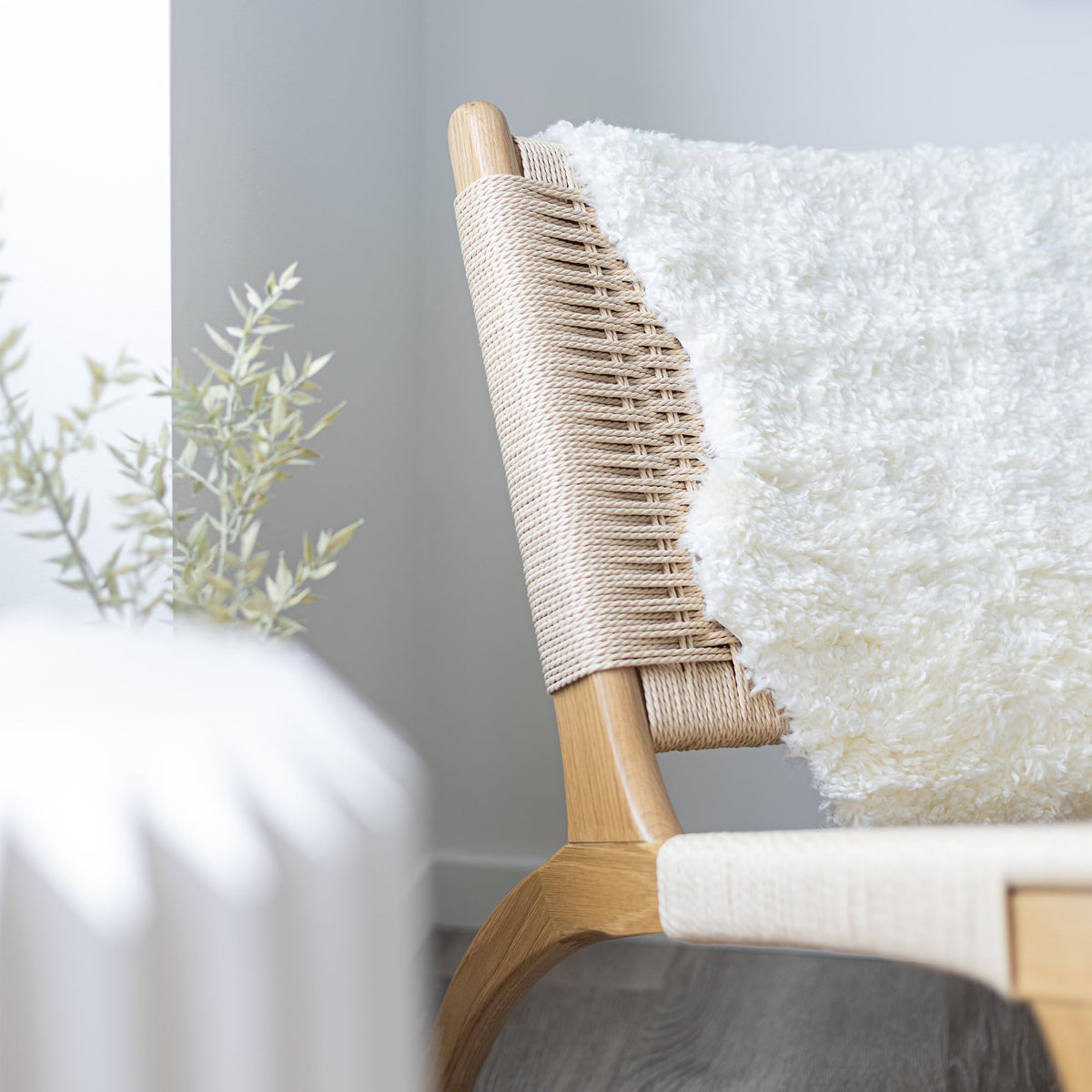 Nordic Sheep Real Sheepskin rug Short Hair 90x60 cm | Bedside rugs for bedrooms, sofa, chair or dining table | Each Sheepskin is unique and created by