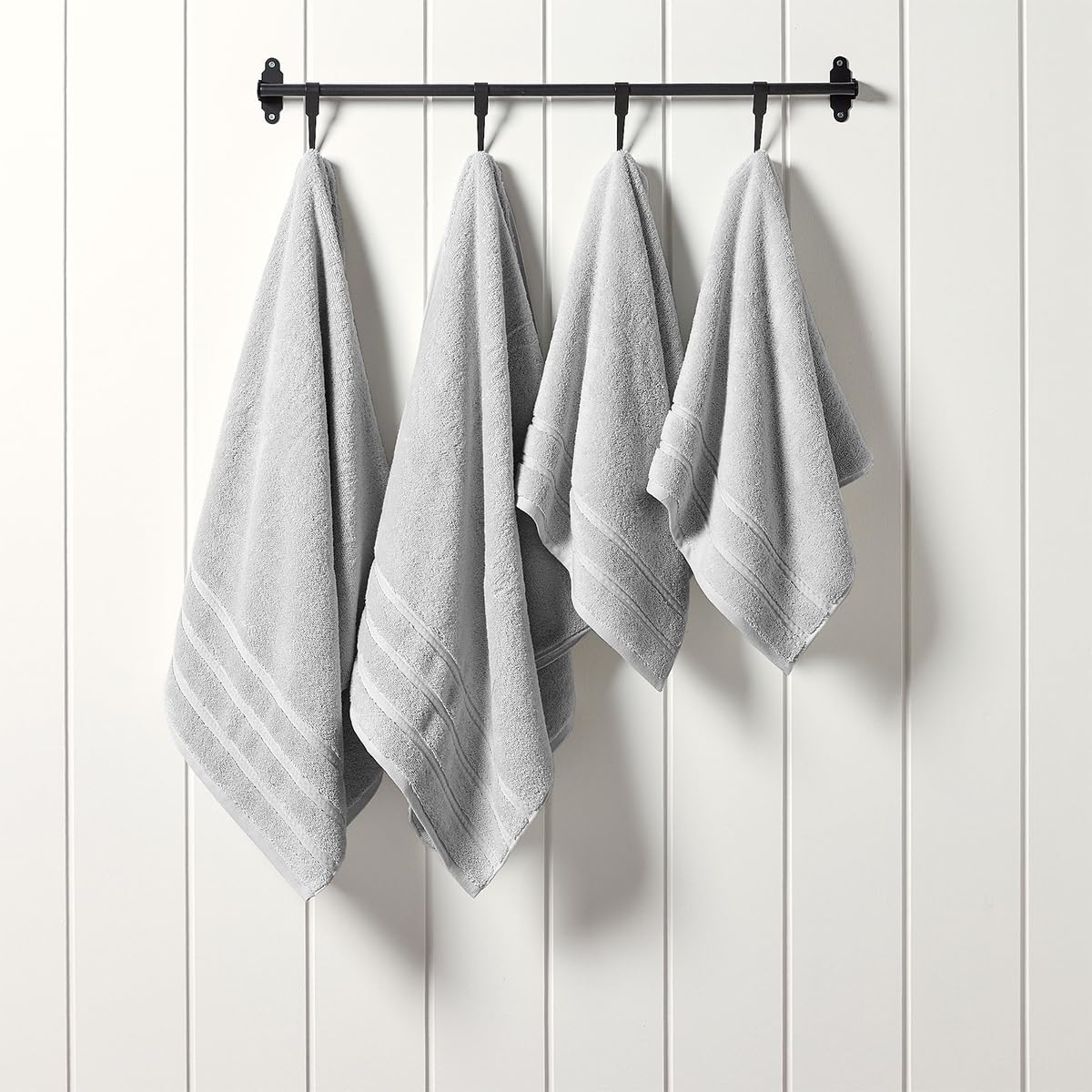 Christy Antalya Family Towel Set | 6 Piece | 100% Turkish Cotton | 600GSM | Soft Plush Luxury Towel Set | 2 Bath Sheets 2 Bath Towels 2 Hand Towels