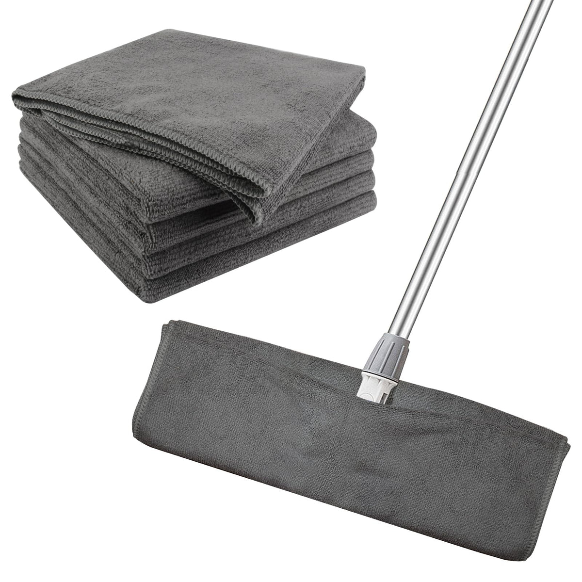 VIVOTE Microfibre Dry Sweeping Cloths, Absorbent Floor Cleaning Cloth, Reusable Dust Mop Refill Pads, Fits Multiple Mops, Replaceable Mop Pads for