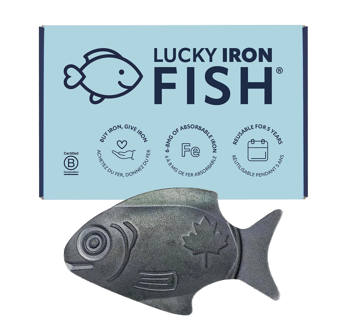 The Original Lucky Iron Fish . an Iron Supplement Alternative to Reduce Deficiency. NO Side Effects. Use Once Daily - 5 Year Supply Included.