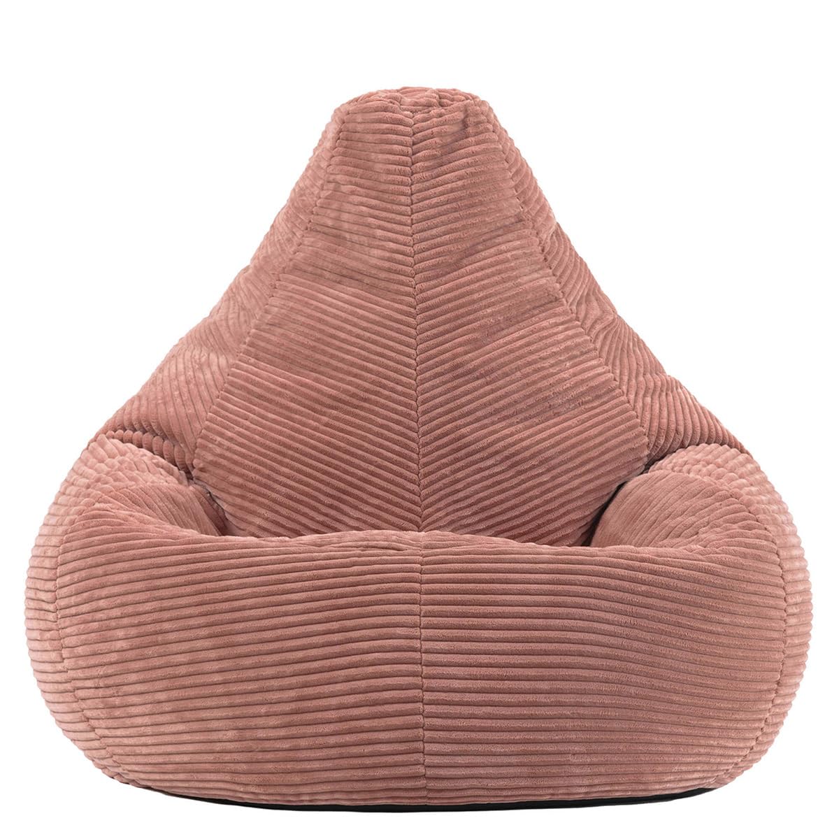 icon Dalton Cord Bean Bag with Filling Included, Set of 2, Pink
