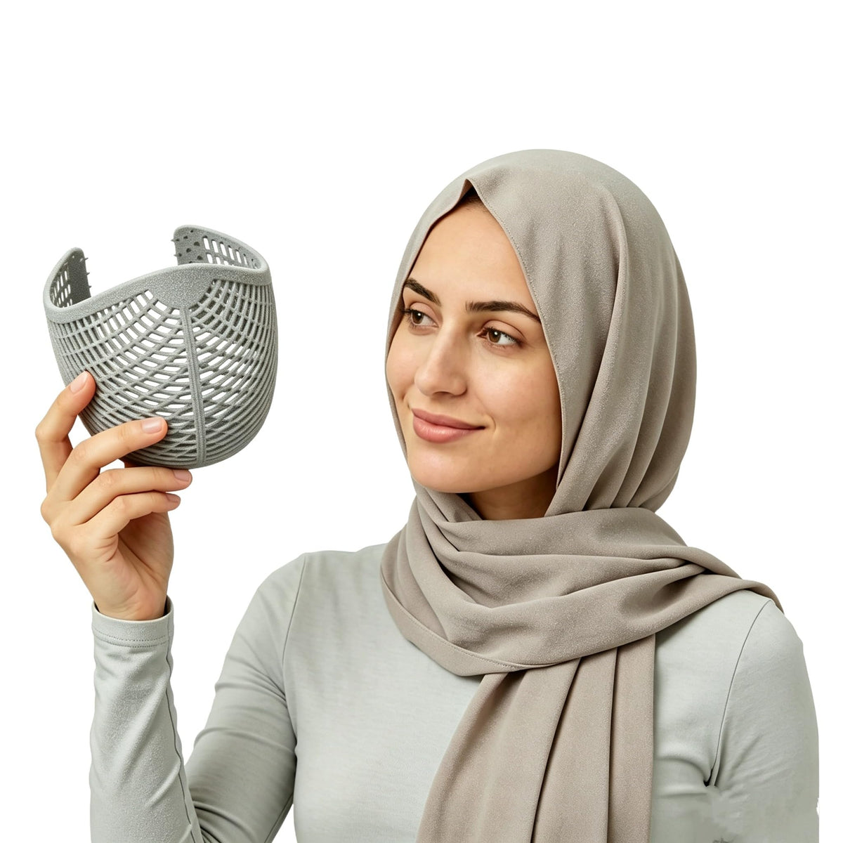 Elastic Hijab Headband,Soft, Non-Slip Scarf Clip Holder, Lightweight & Comfortable for Women, Students,Perfect for Daily Wear