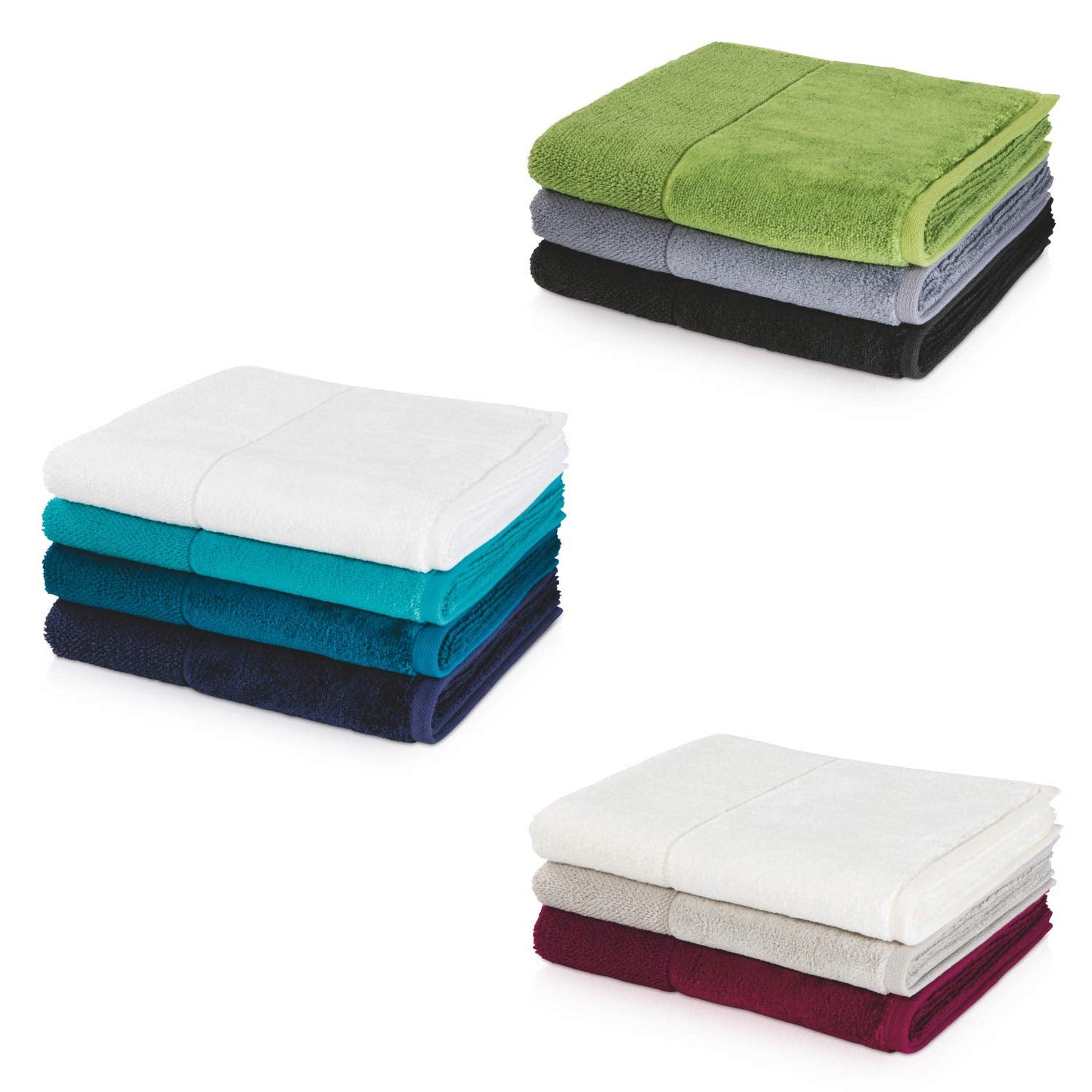 Möve Bamboo Luxe soap cloth 30 x 30 cm made of 60% cotton / 40% viscose from bamboo cellulose, peridot