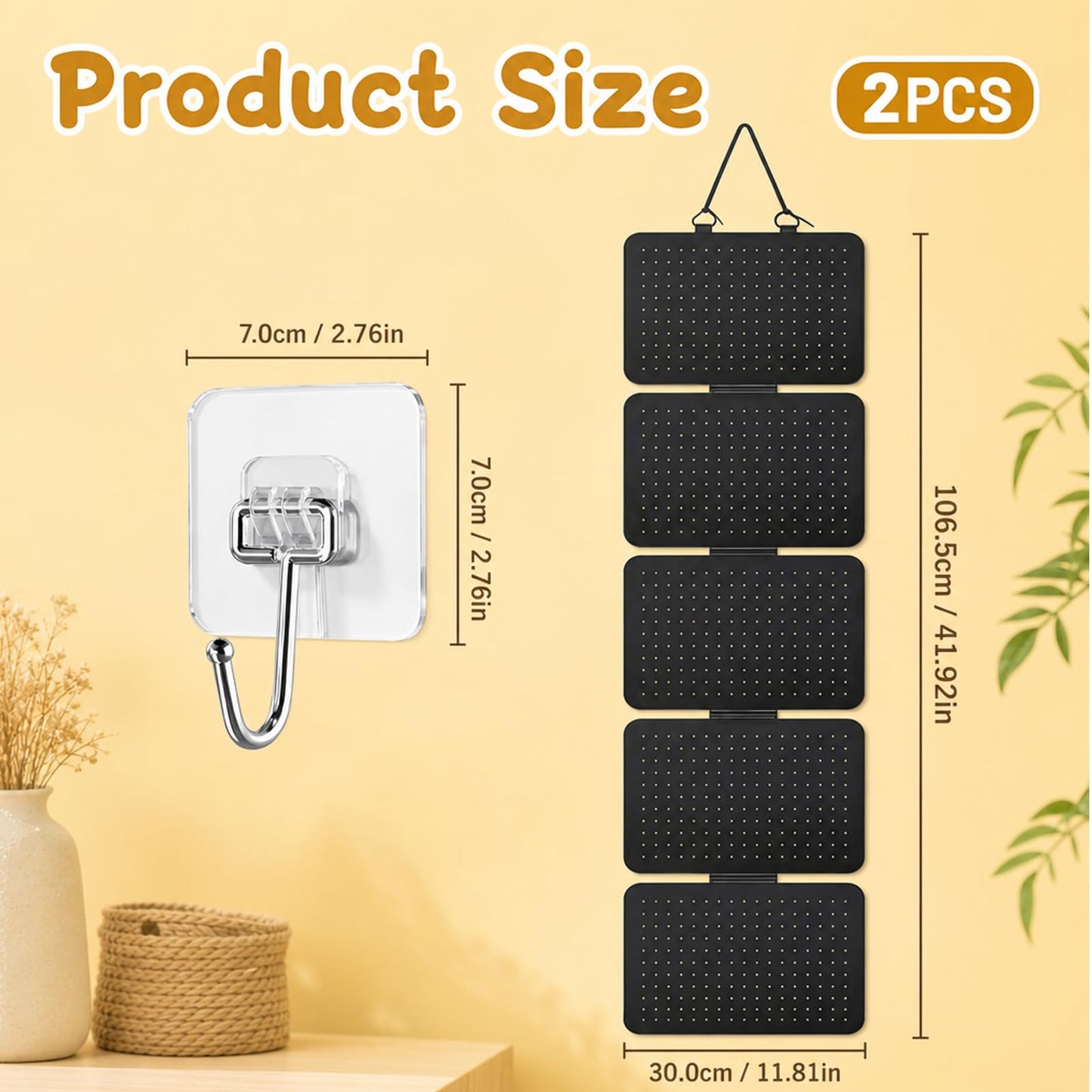 2 Pack Pin Badge Display Pin Display Pin Board Pin Badge Holder Black Pin Board Wall Mounted Set with Hooks for Medal Organisation Badge Collection