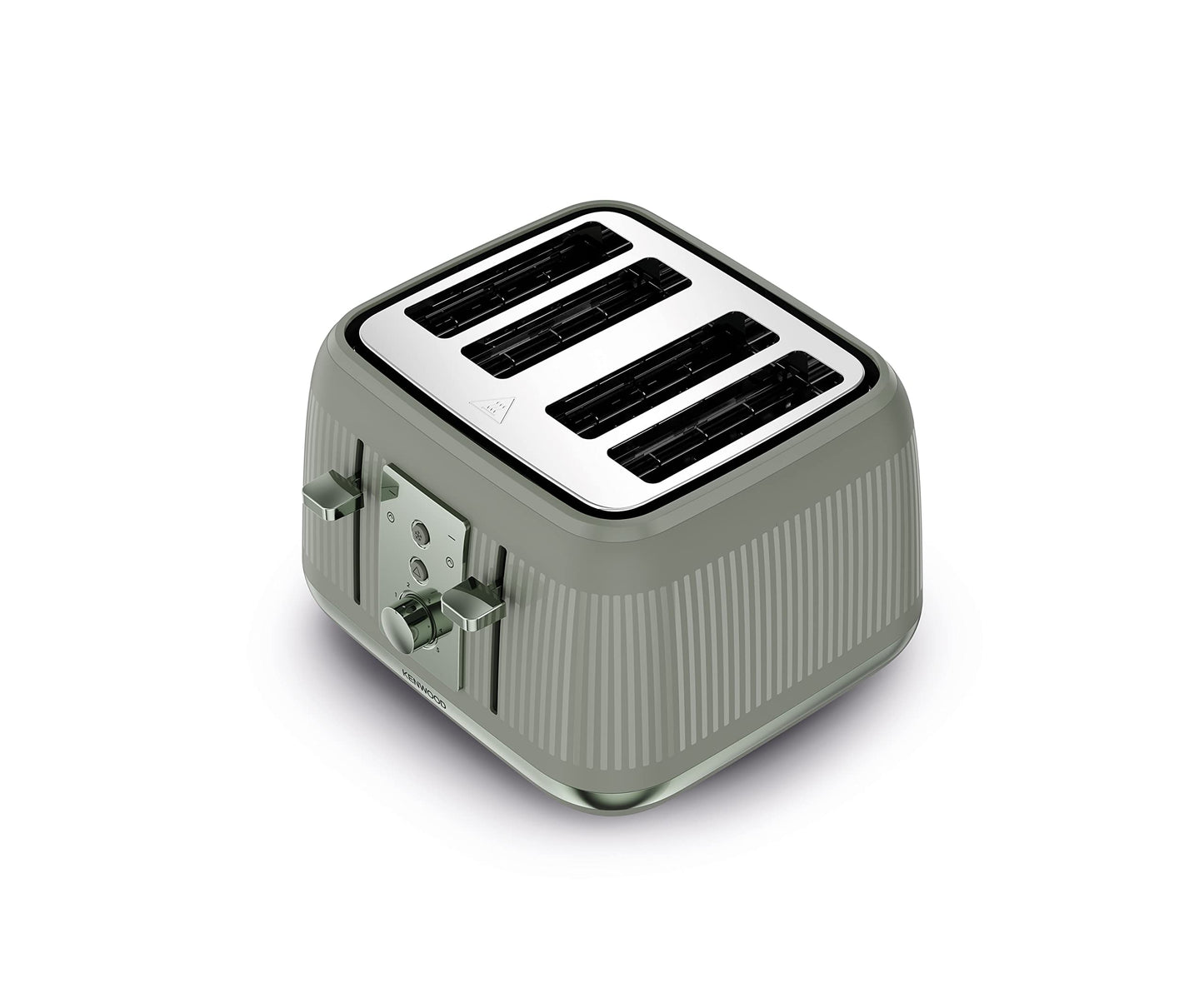 Kenwood Dusk Toaster, 4 Slot Toaster, Reheat, 5 Browning Settings, Defrost and Cancel Functions, Pull Crumb Tray, TFP30.000GN, 1800W, Olive Green