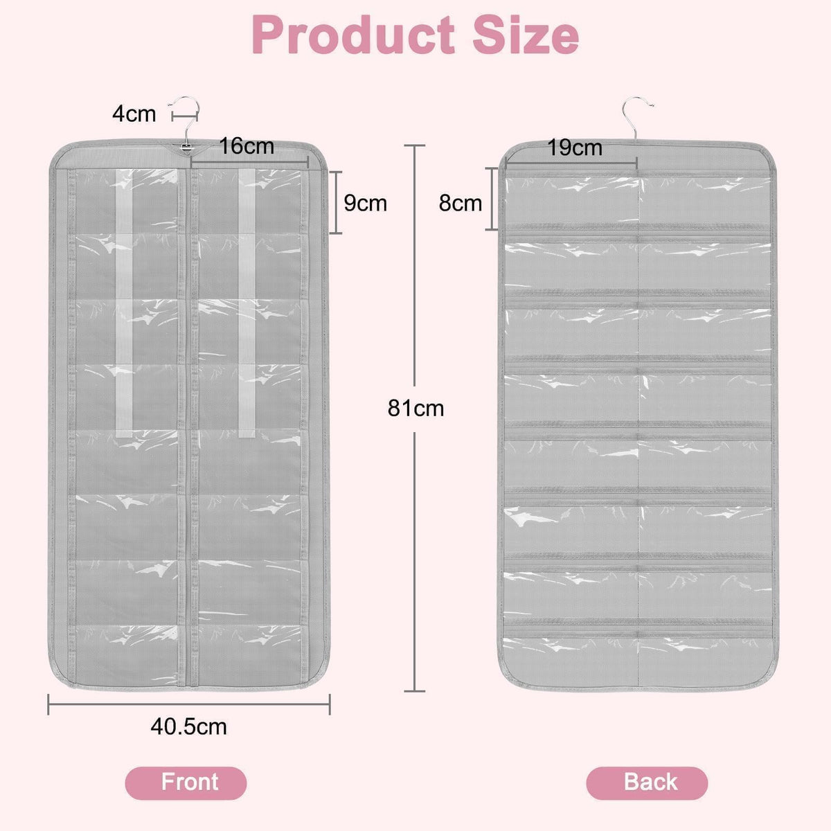 EEEKit Hanging Sunglasses Organizer: Wall Mounted Eyeglasses Holder