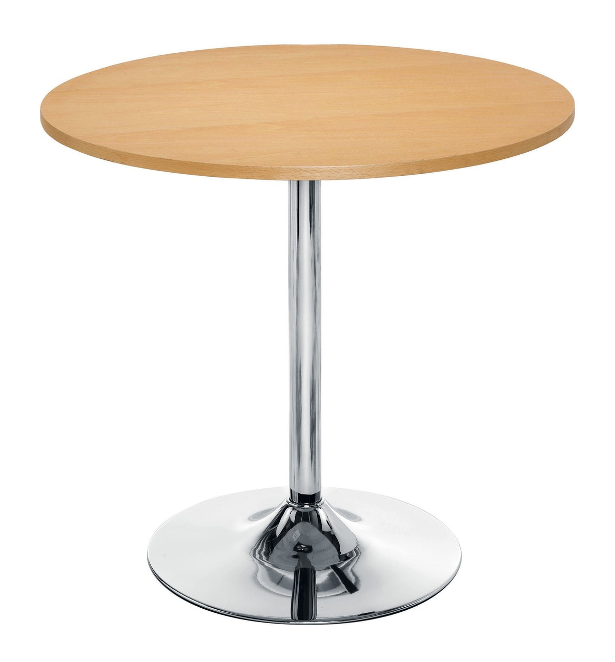 Office Hippo - 80cm Indoor Caf? Bistro Table. Round Dining Table For Kitchen, Dining Room, Home Or Office Space. Pedestal Table Home Furniture With