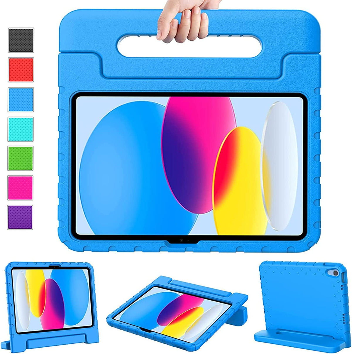 KNEKT Shockproof Kids Case for iPad 11th Generation (A16) 11" (2025), 10th Generation 10.9" (2022) & iPad Air 11'' (2024), iPad 10th/11th Gen Tough