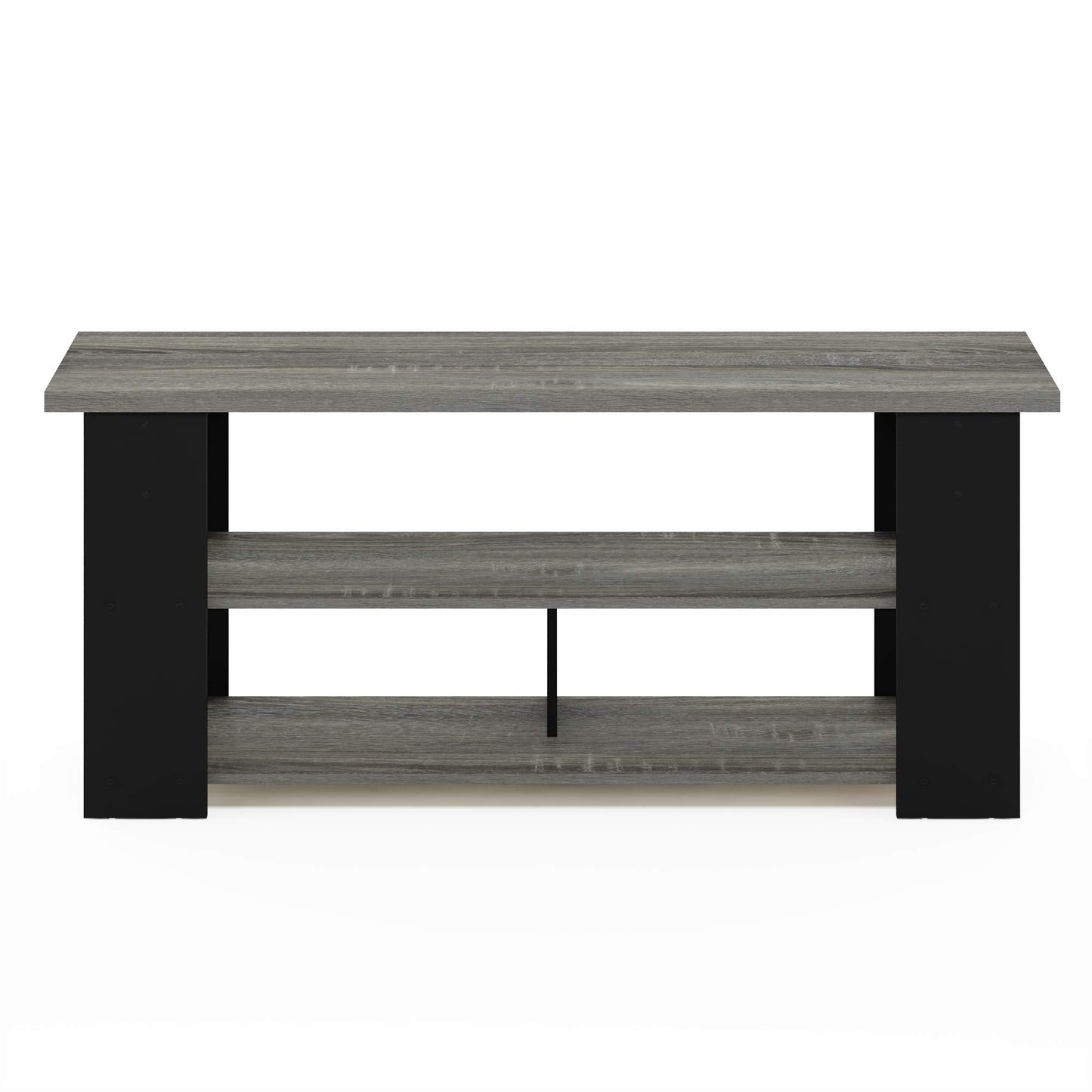 Furinno JAYA TV Stand, Entertainment Center, TV Console for TV up To 55 Inch, for Living Room, Bedroom, French Oak