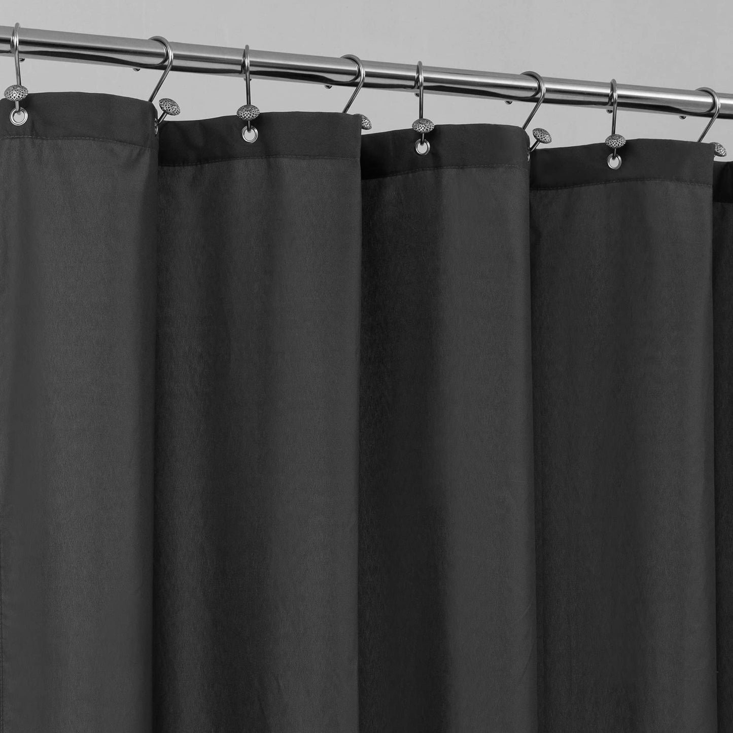 ALYVIA SPRING Waterproof Fabric Shower Curtain, Hotel Quality, 3 Magnets Bottom, Premium Liner for Bathroom, Lightweight and Washable, 72 x 72 Inches
