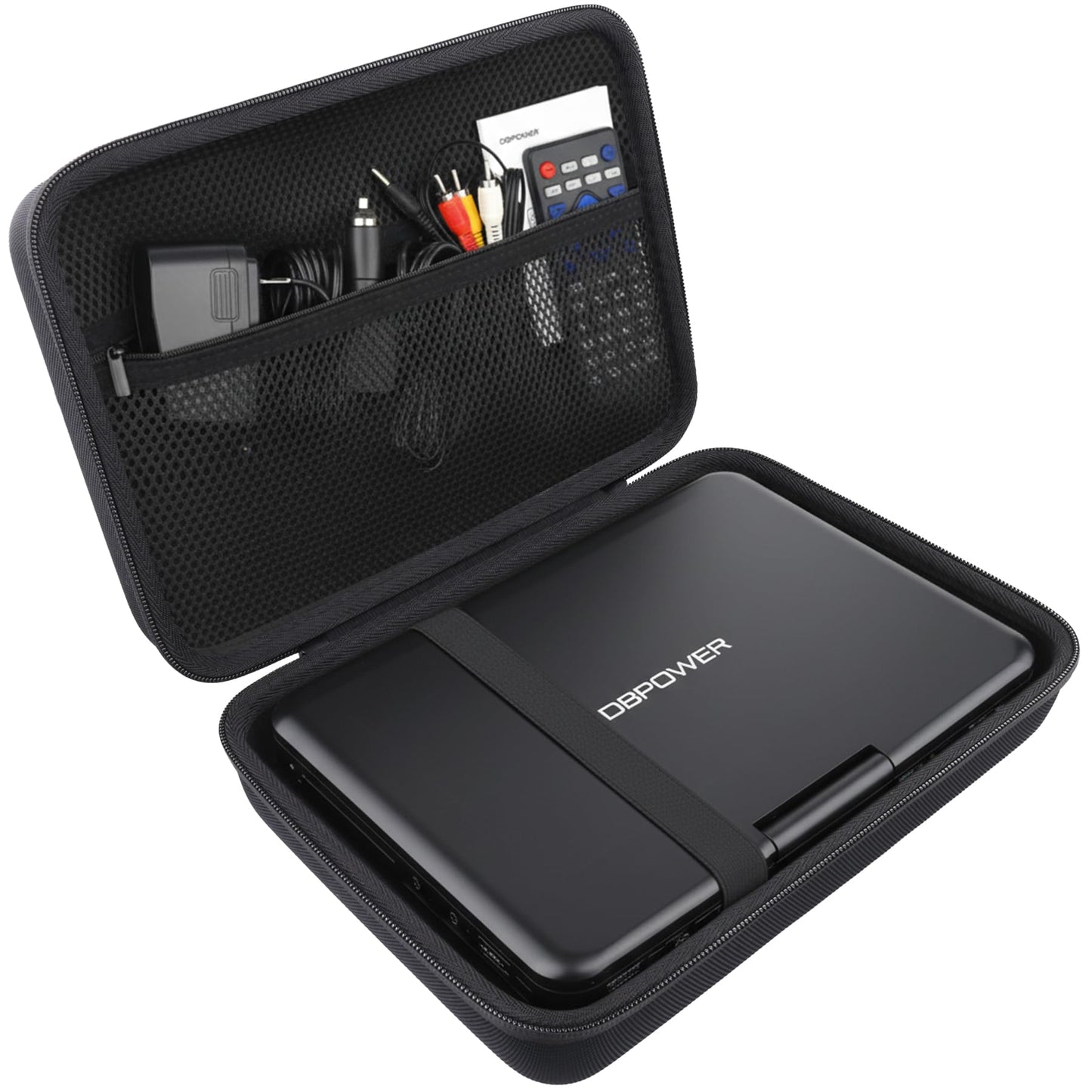 Khanka Case for DBPOWER/ieGeek/YOTON/YOOHOO/WONNIE/SUNPIN 12.5" Portable DVD Player,Carrying Bag with Pocket for 12.5" Portable DVD Player