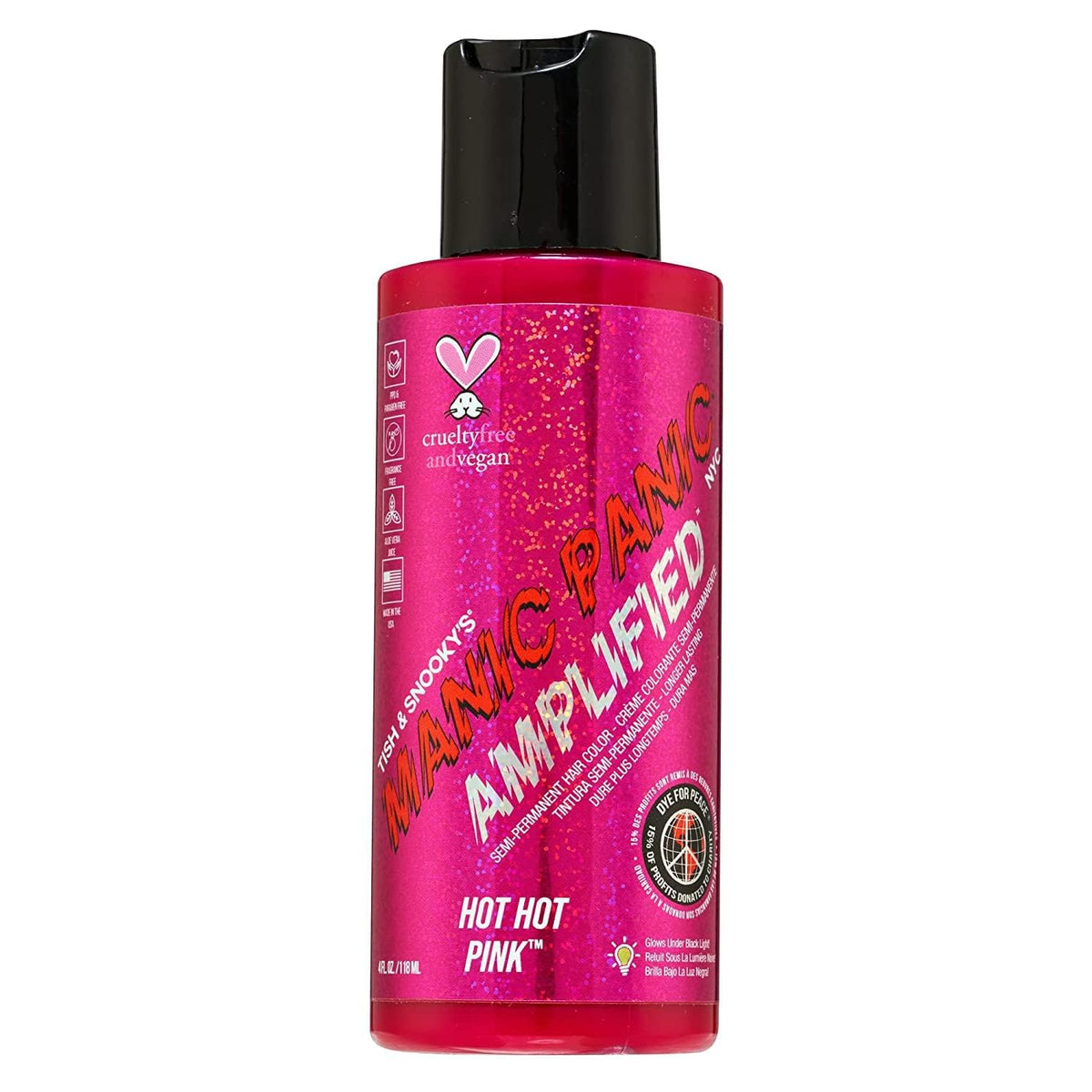 Manic Panic Amplified Cream Formula, Hot Hot Pink, 0.118 kg 612600710151