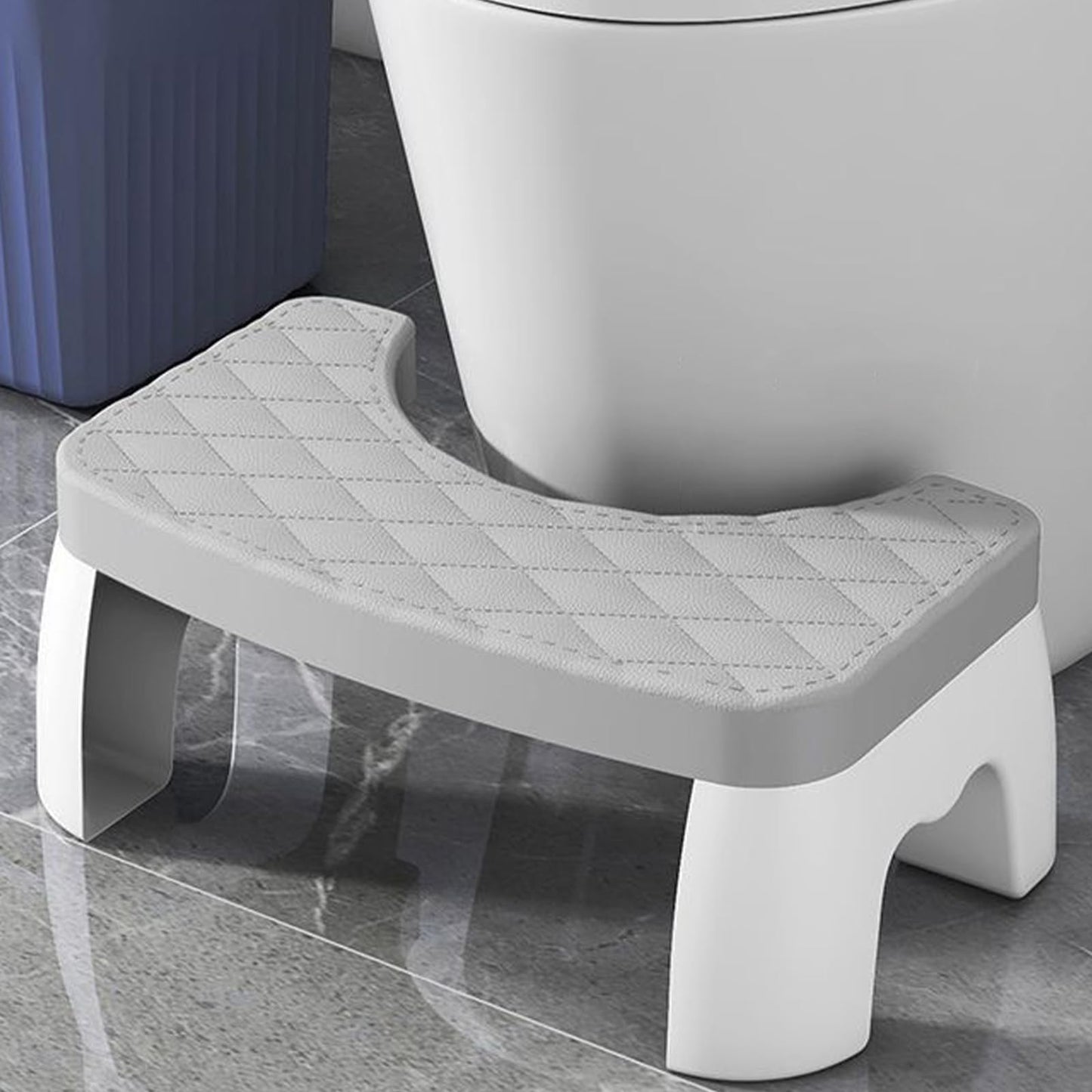 6.7in Toilet Stool Step for Adults & Kids, Detachable & Anti-Slip Bathroom Stool, Squatting Potty Stool for Healthier Posture, Heavy Duty Toilet Step