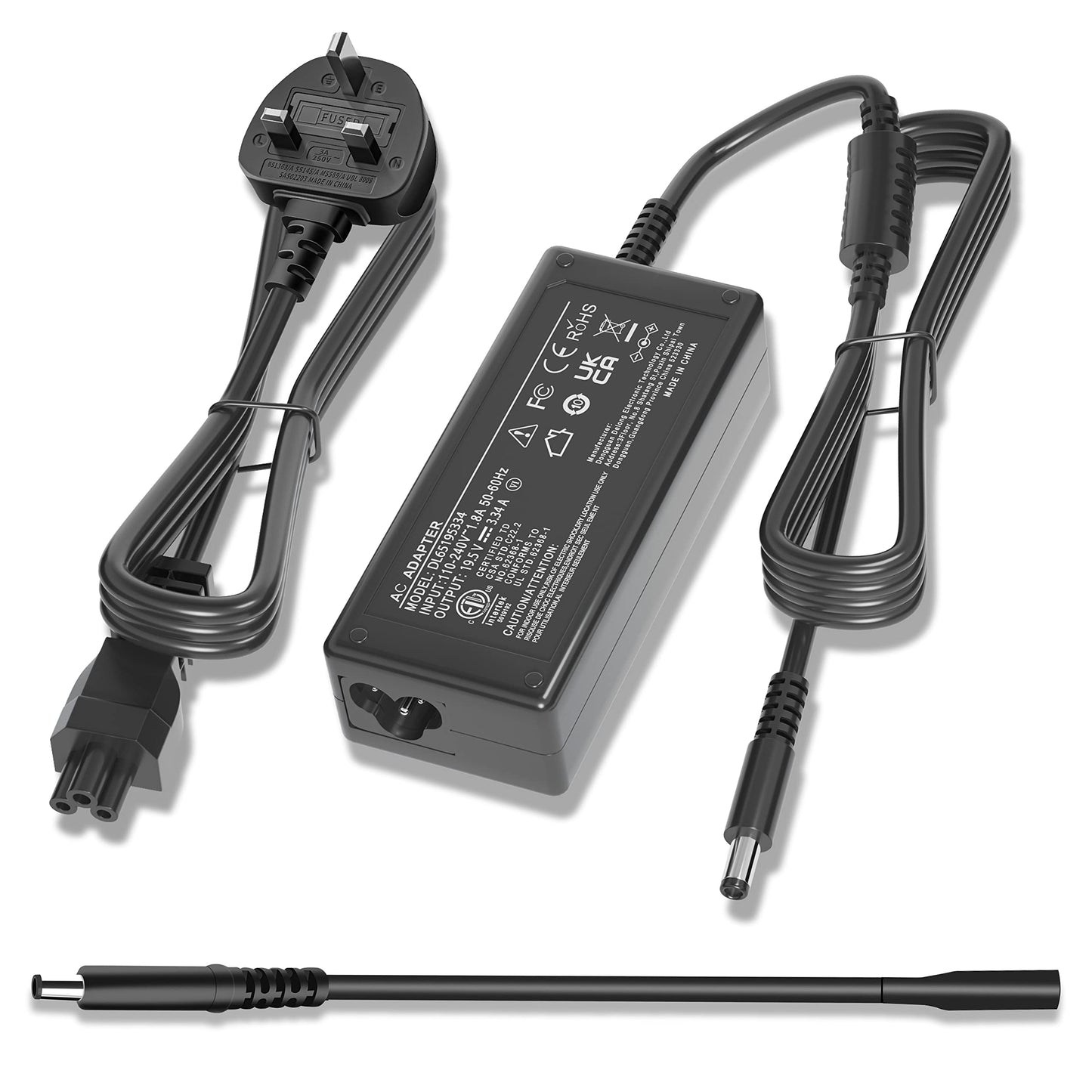 65W 45W Laptop Charger for Dell-Inspiron 15-3000 15-5000 15-7000 17-7000 17-5000 17-3000 13-7000 11-3000 2 in 1 Series 3583 3593 7506 7573 Latitude