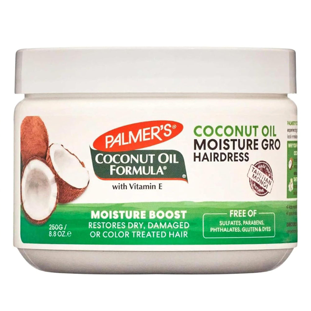 Palmer's Coconut Oil Formula Moisture Boost Gro Hairdress 8.8 oz Smooths Frizz