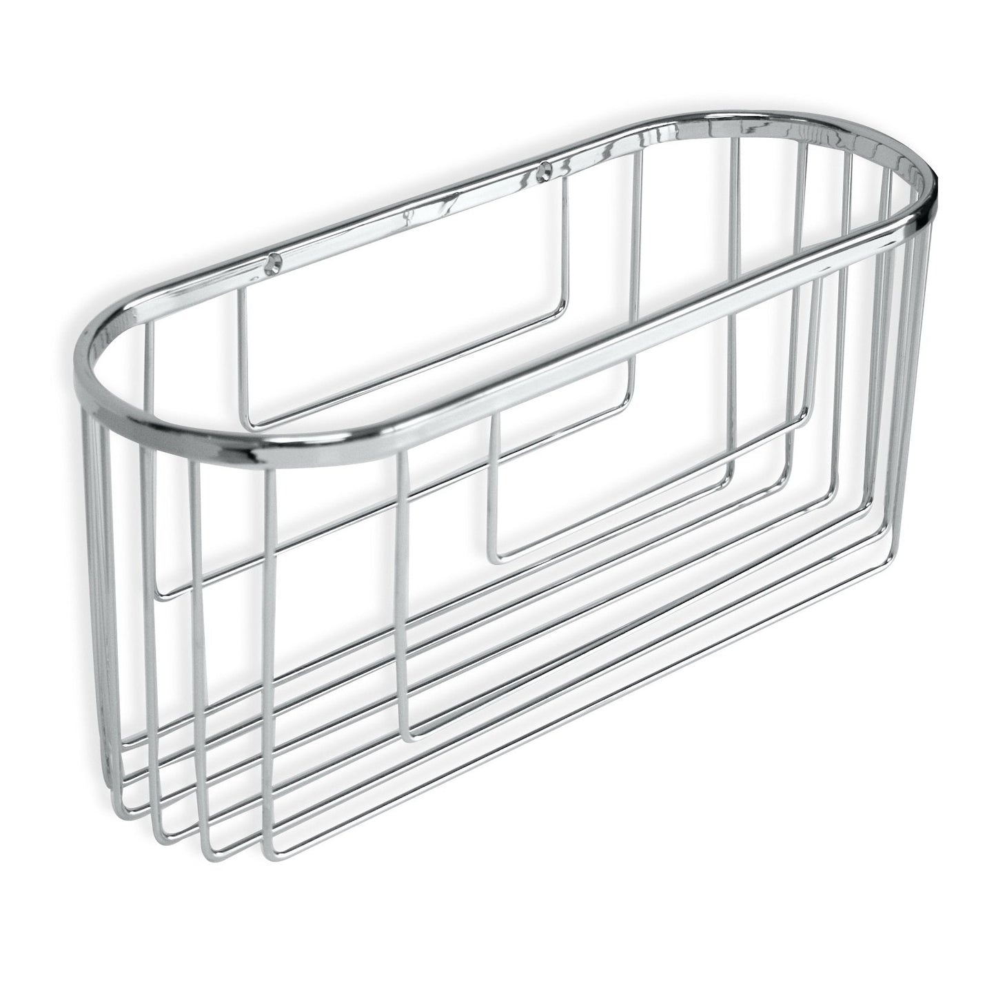 TATAY Shower Caddy Oval Brass | Includes Screws | Supports 5 kg | Compatible with No-Drill System (Quick Fix) | Moisture Resistant | Modern | Easy