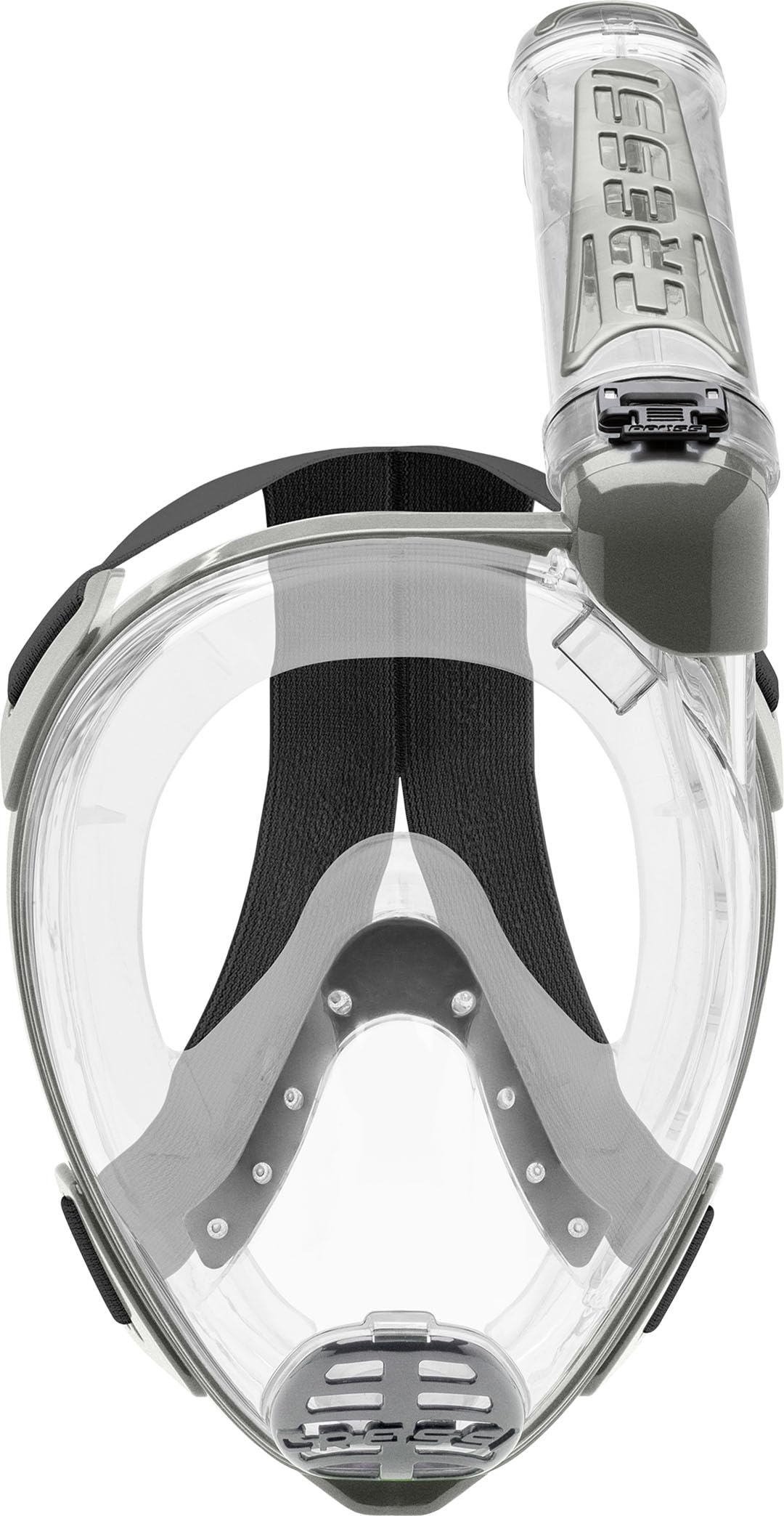 Cressi Duke Full Face Snorkel Dry Mask - Available in Standard Version or with Action Cam Holder, Adult Unisex
