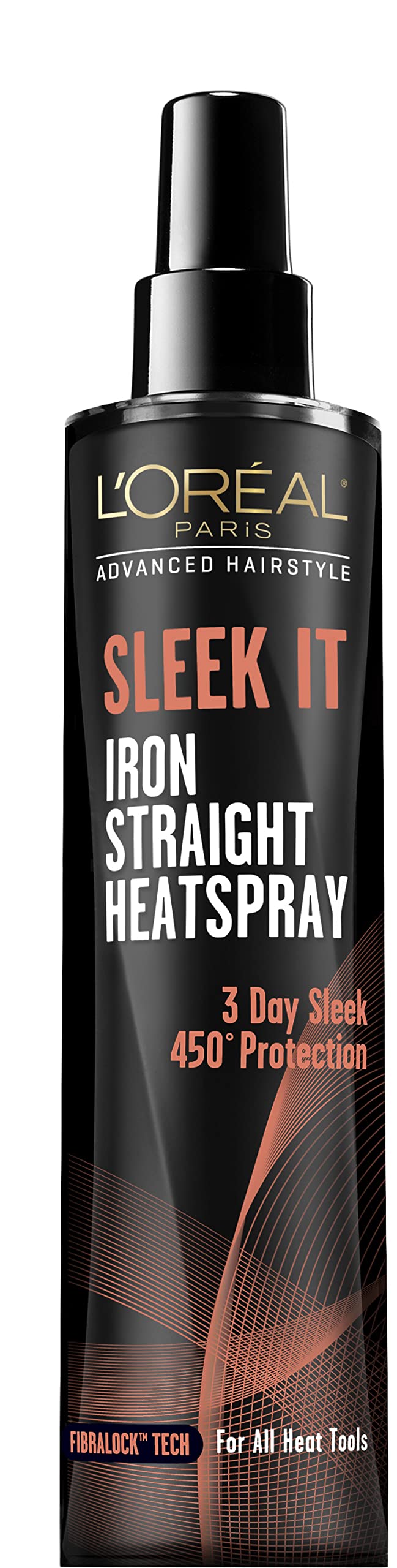L'Or?al Paris Advanced Hairstyle SLEEK IT Iron Straight Heatspray, 5.7 fl. oz.