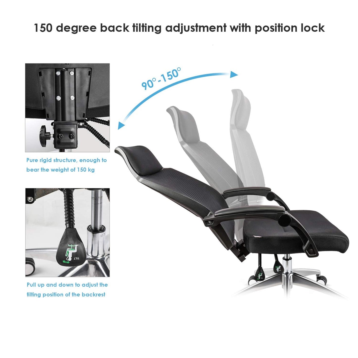mfavour Office Chair MFV007, black, 5054574094465
