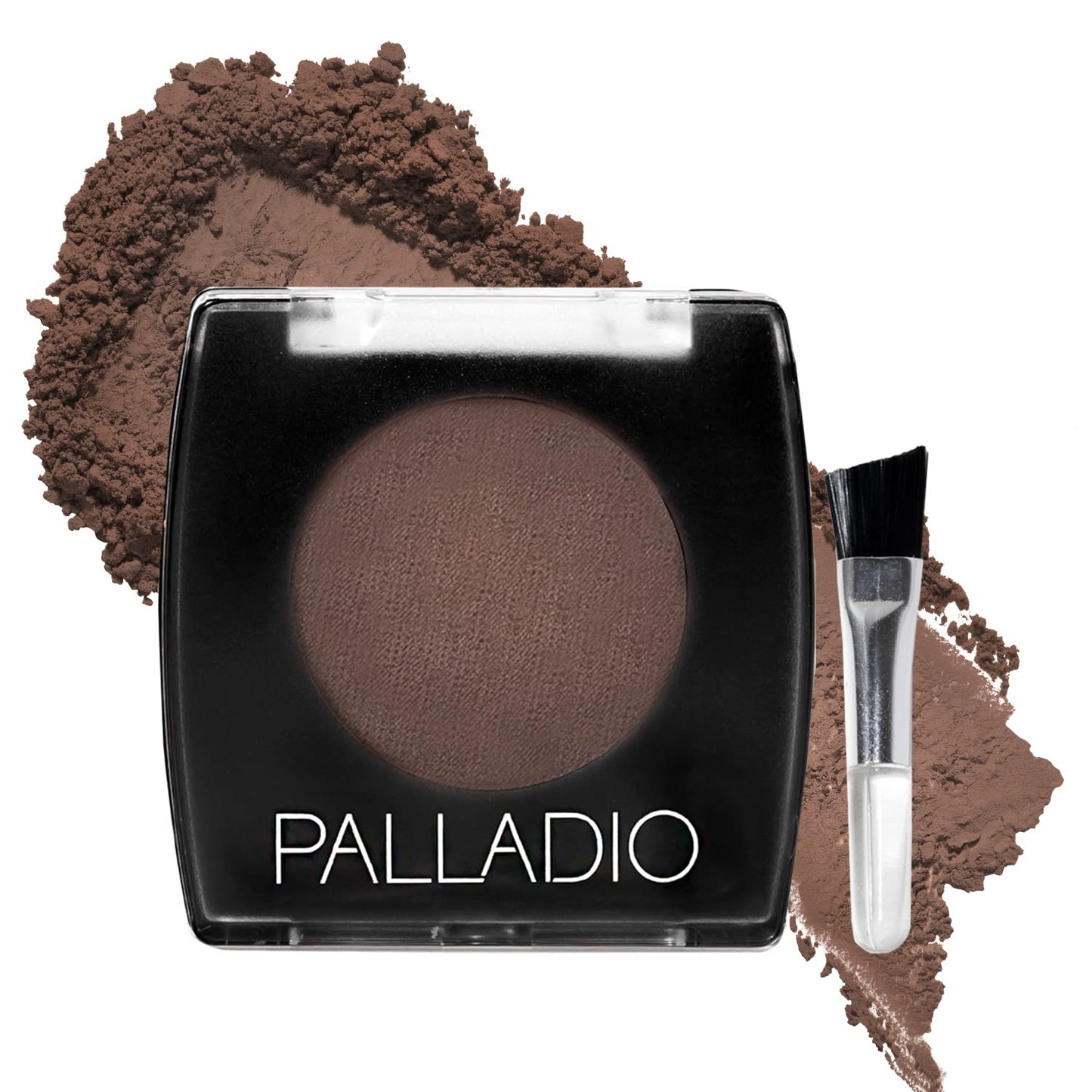 Palladio Brow Powder for Eyebrows, Soft and Natural Eyebrow Powder with Jojoba Oil & Shea Butter, Helps Enhance & Define Brows, Compact Size for Purse