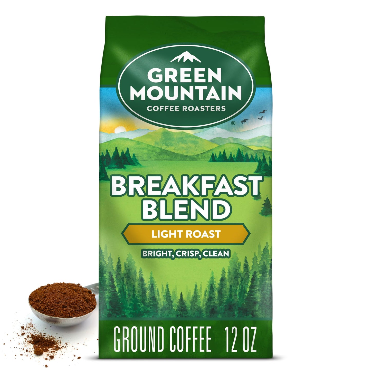 Green Mountain Coffee Breakfast Blend - Ground (12 ounces) by Green Mountain Coffee, Inc. [Foods]