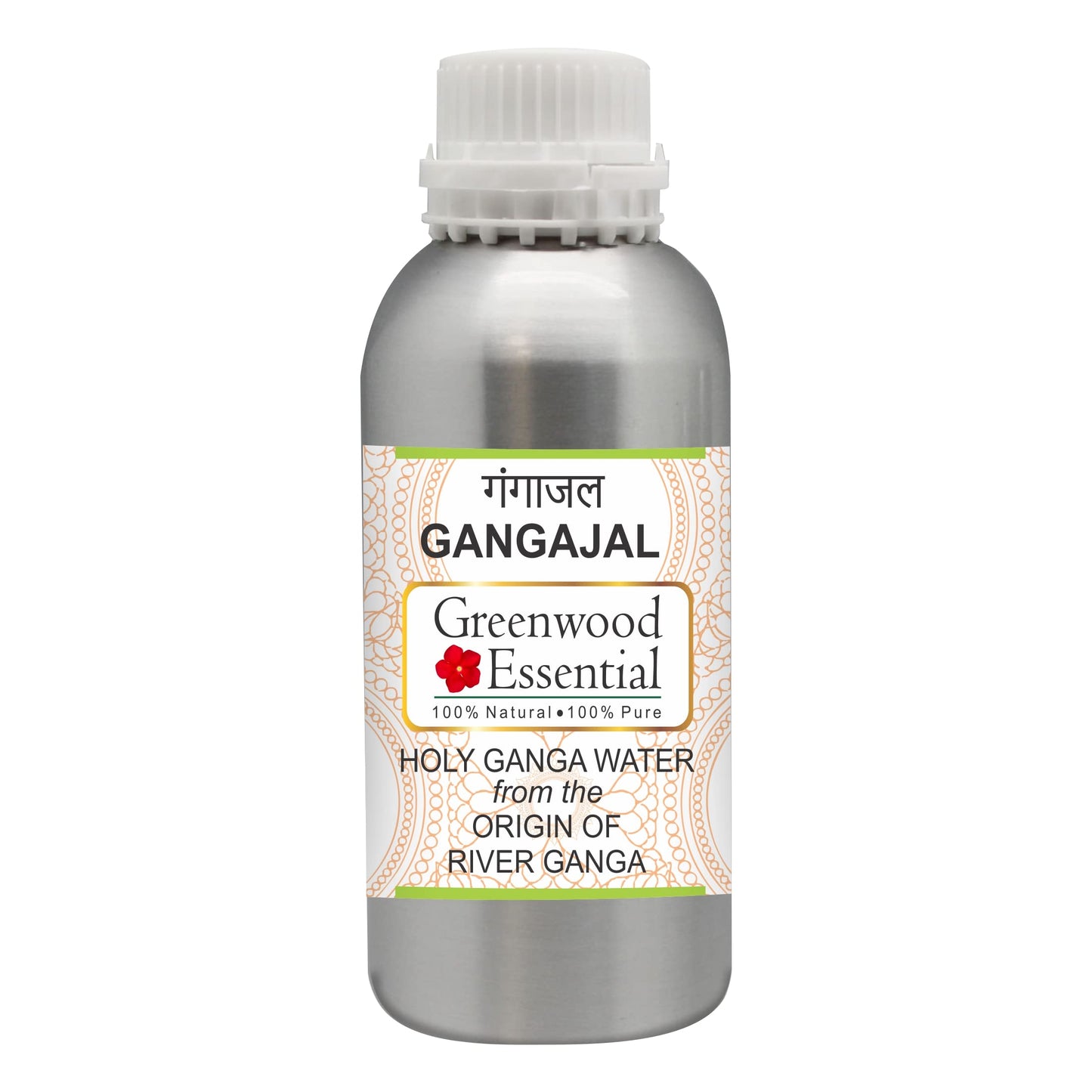 Gangajal Holy Ganga Water from the Beginning of River Ganga at Devprayag in Aluminium Bottle 300ml