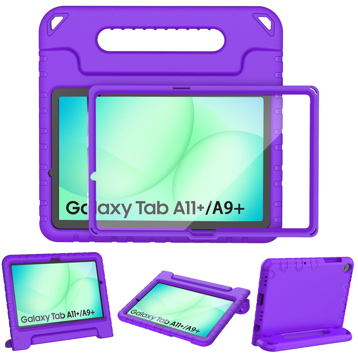TOPWANT Kids Case with Built-in Screen Protector for Samsung Galaxy Tab A11+ Plus 2025(SM-X230/X235/X236)/Tab A9+ Plus 2023(SM-X210/X216/X218) 11