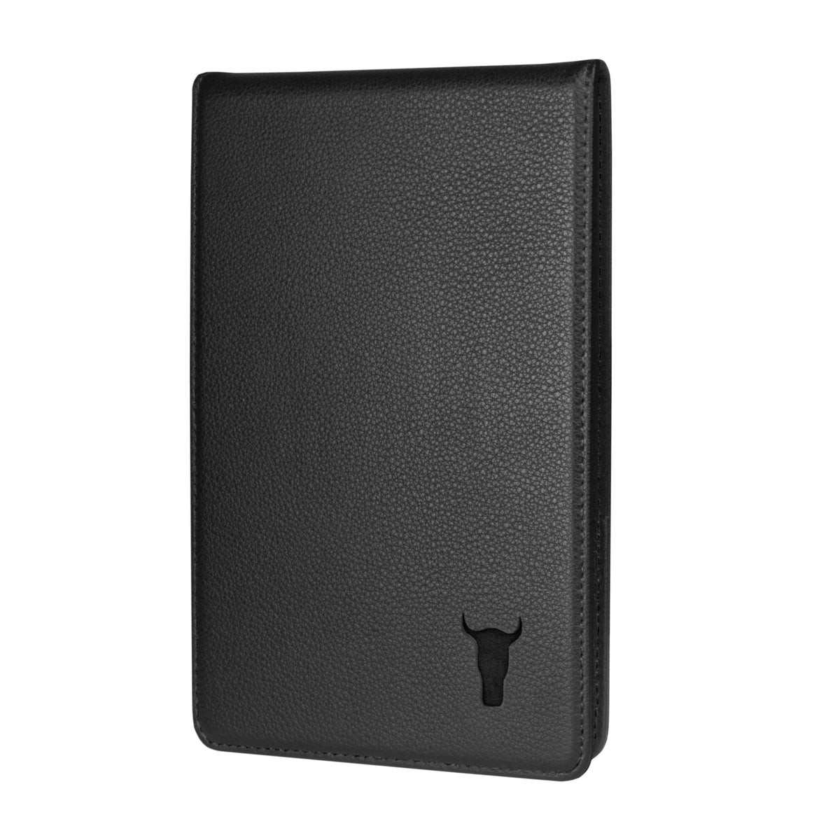 TORRO Golf Scorecard and Yardage Book Holder ? Genuine Leather Golf Score Card and Yardage Wallet with Pencil Loop (Black)