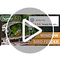 Window Bird Feeder with Strong Suction Cups HOMEBIRD Window Feeder with Removable Seed Tray For Bird Watching Bird Feeders for Small Birds Squirrel Proof Bird Feeder Box