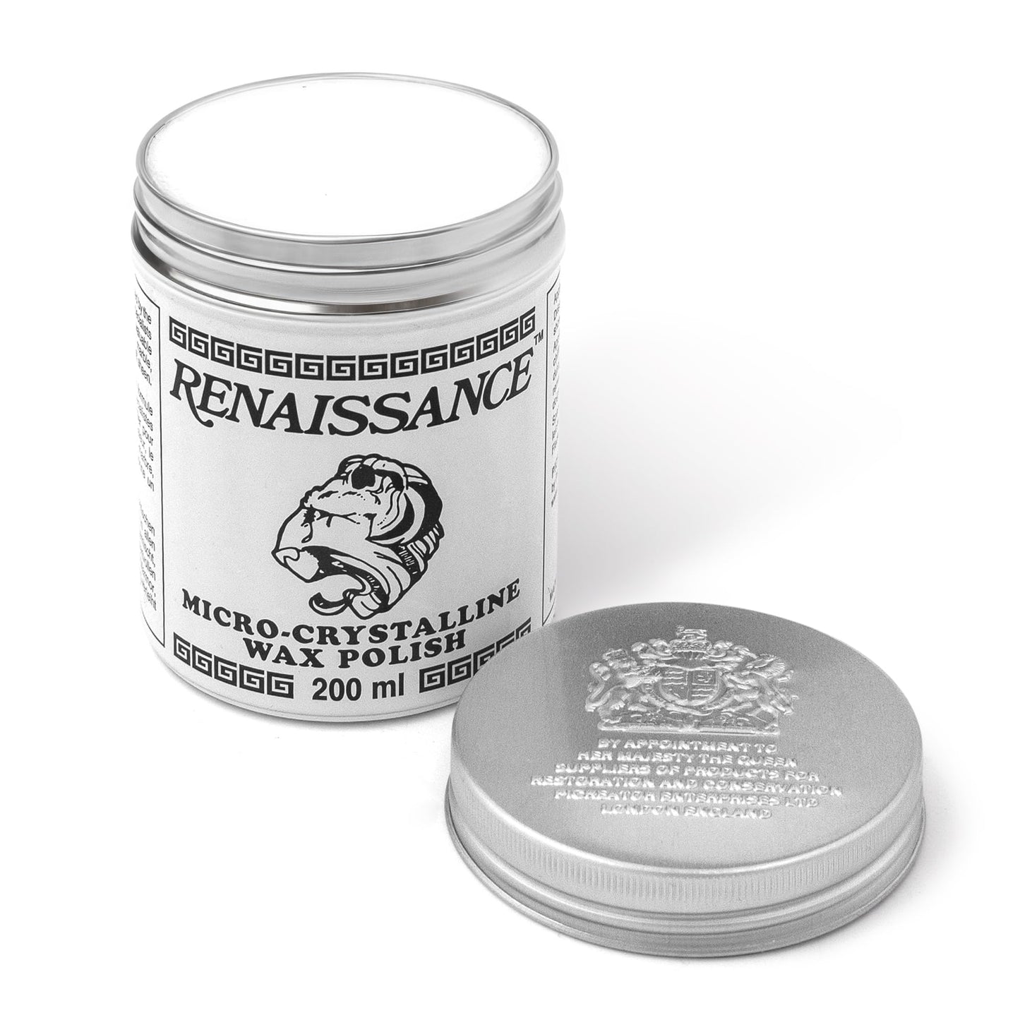 RENAISSANCE Wood Wax and Polish - 200ml Clear Wax for Furniture, Oak Wood, and Antique Restoration - Wood Care and Restoration