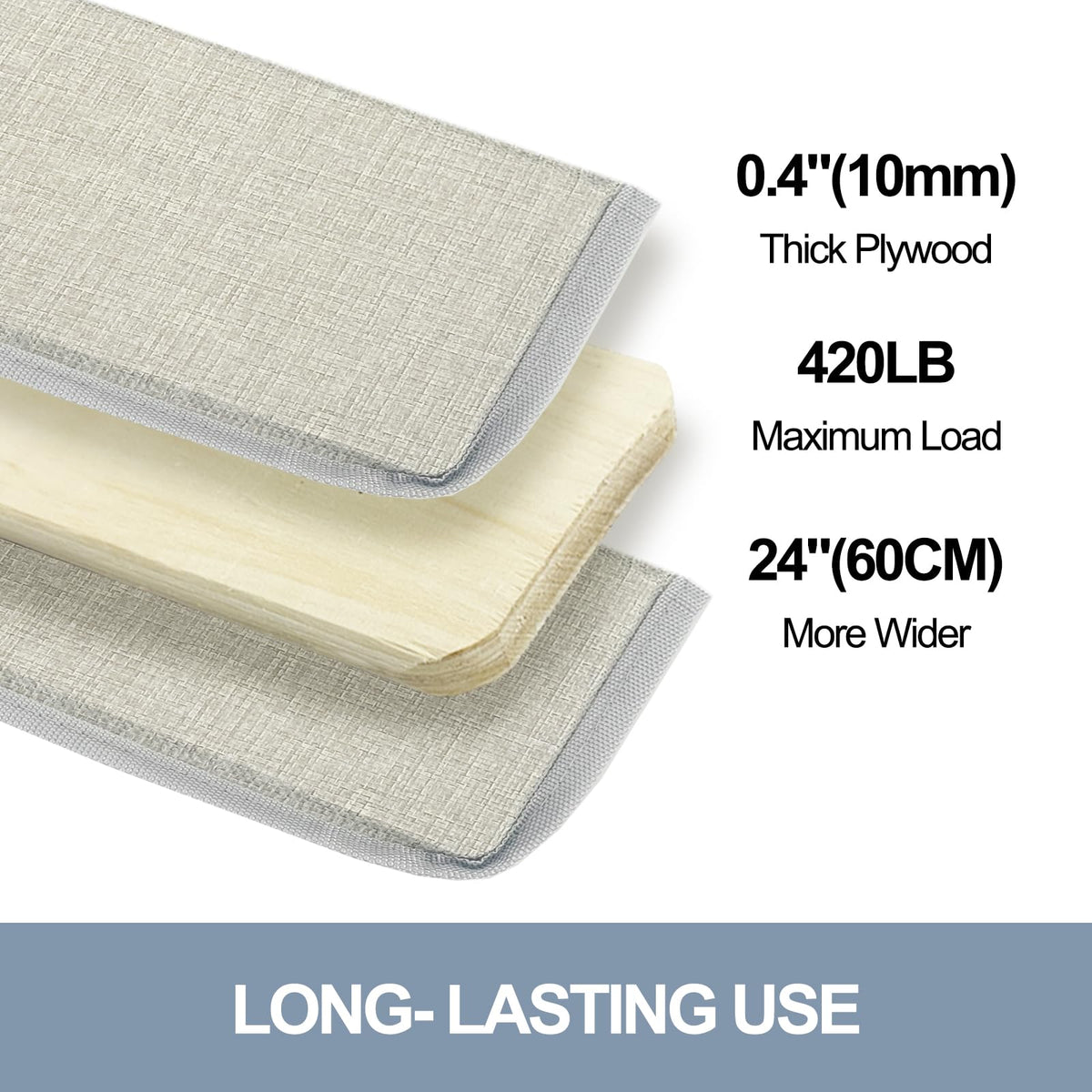 VERONLY Couch Cushion Support for Sagging Seat - (60x170CM) Wooden Sofa Support Strengthener Boards for 3 Seater