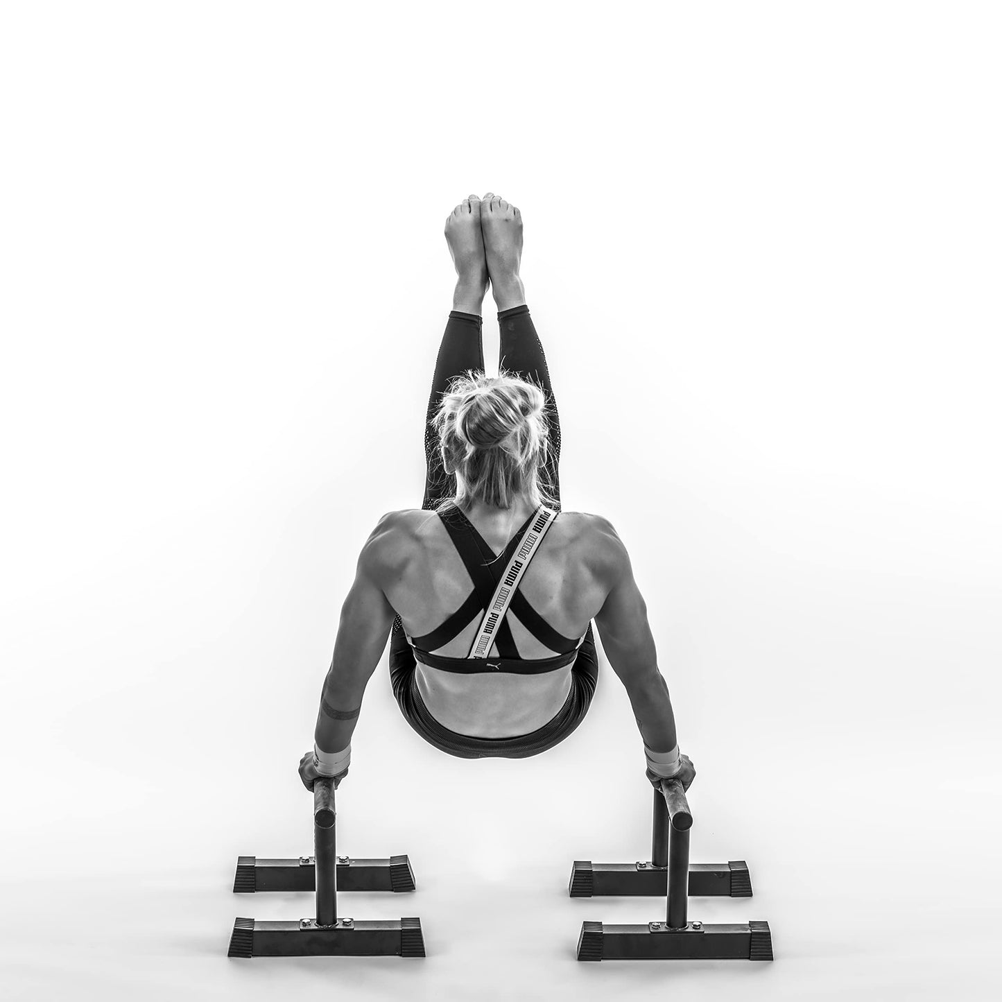 RAMASS Fitness Parallettes, for Gymnastics, Calisthenics, Bodyweight for home gym and commercial use
