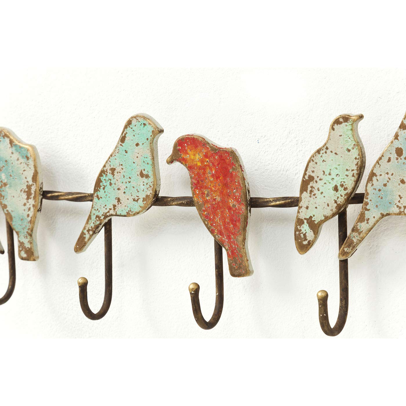 Kare Design Coat Rack Bird Party, multicoloured, 20x100x6 cm