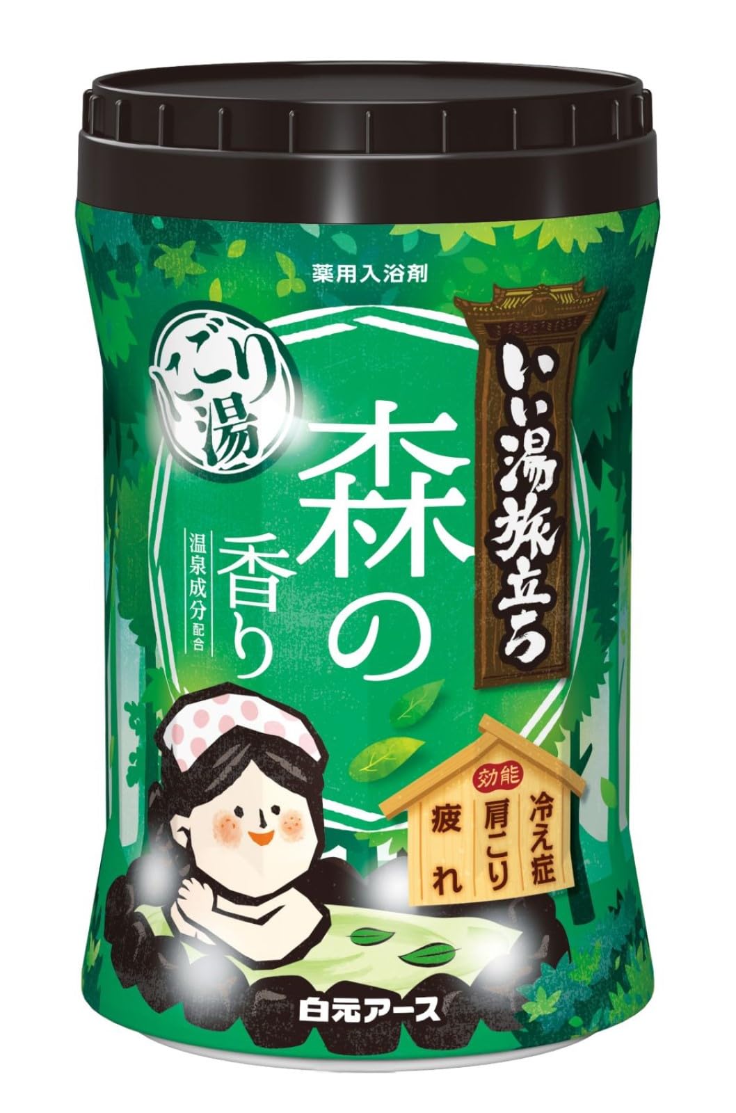 Good Hot Water Travel Bottle, Nigori Yumori Scent, 21.2 oz (600 g), Bath Additive