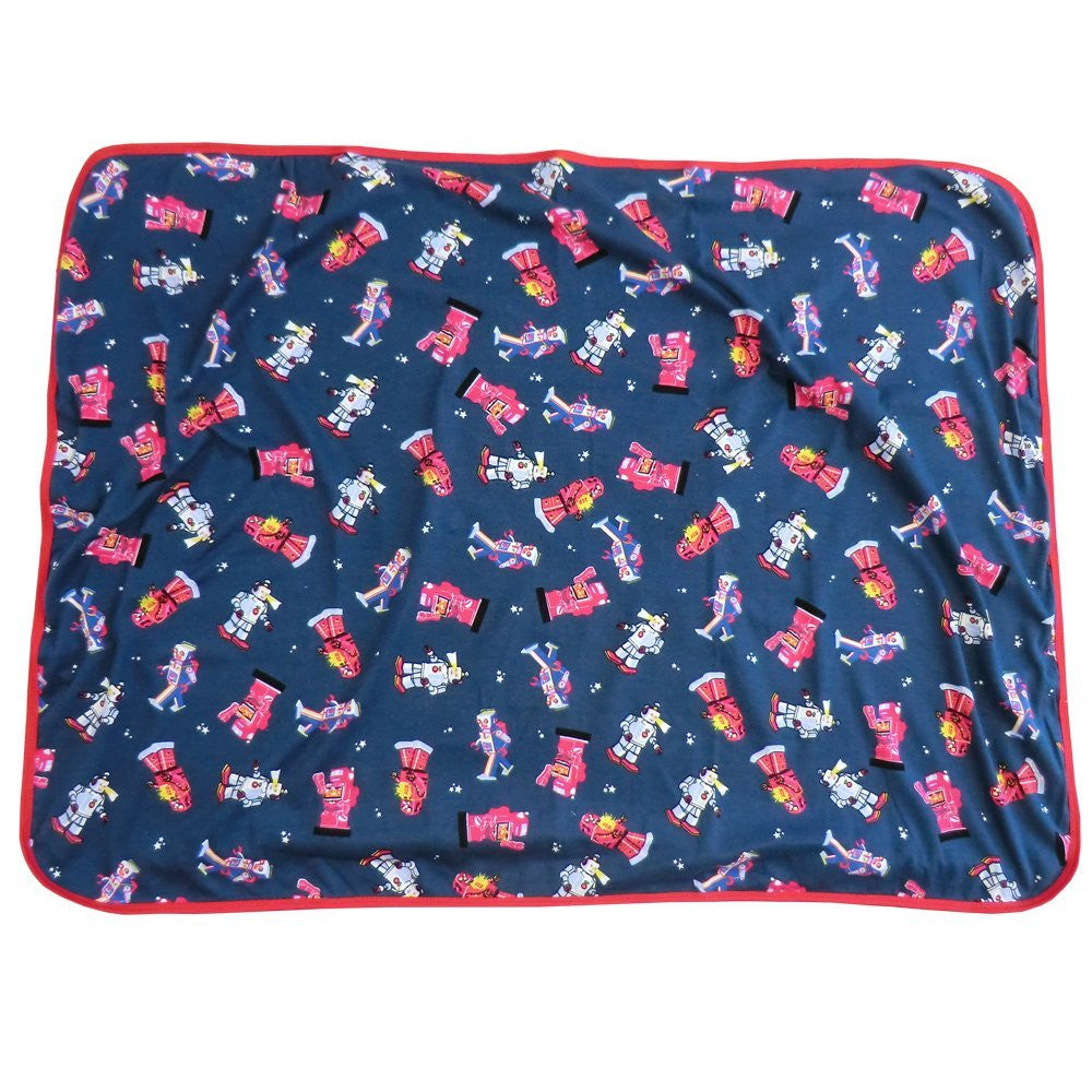 robot cotton blanket