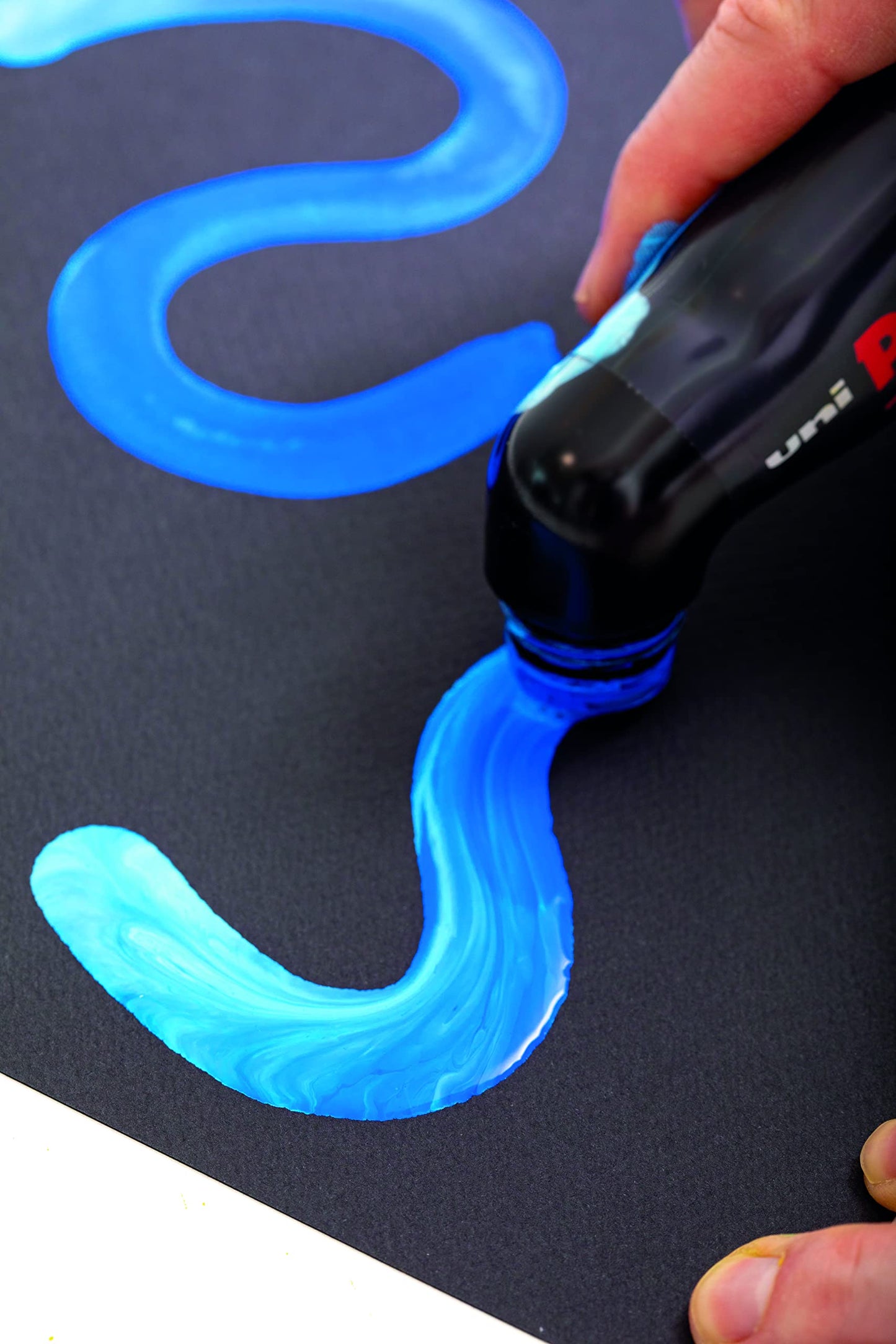 POSCA MOP?R PCM-22 Water Based Permanent Paint Markers. 3mm - 19mm Round Tip for Art & Crafts. Multi Surface Use On Wood Metal Paper Canvas Cardboard