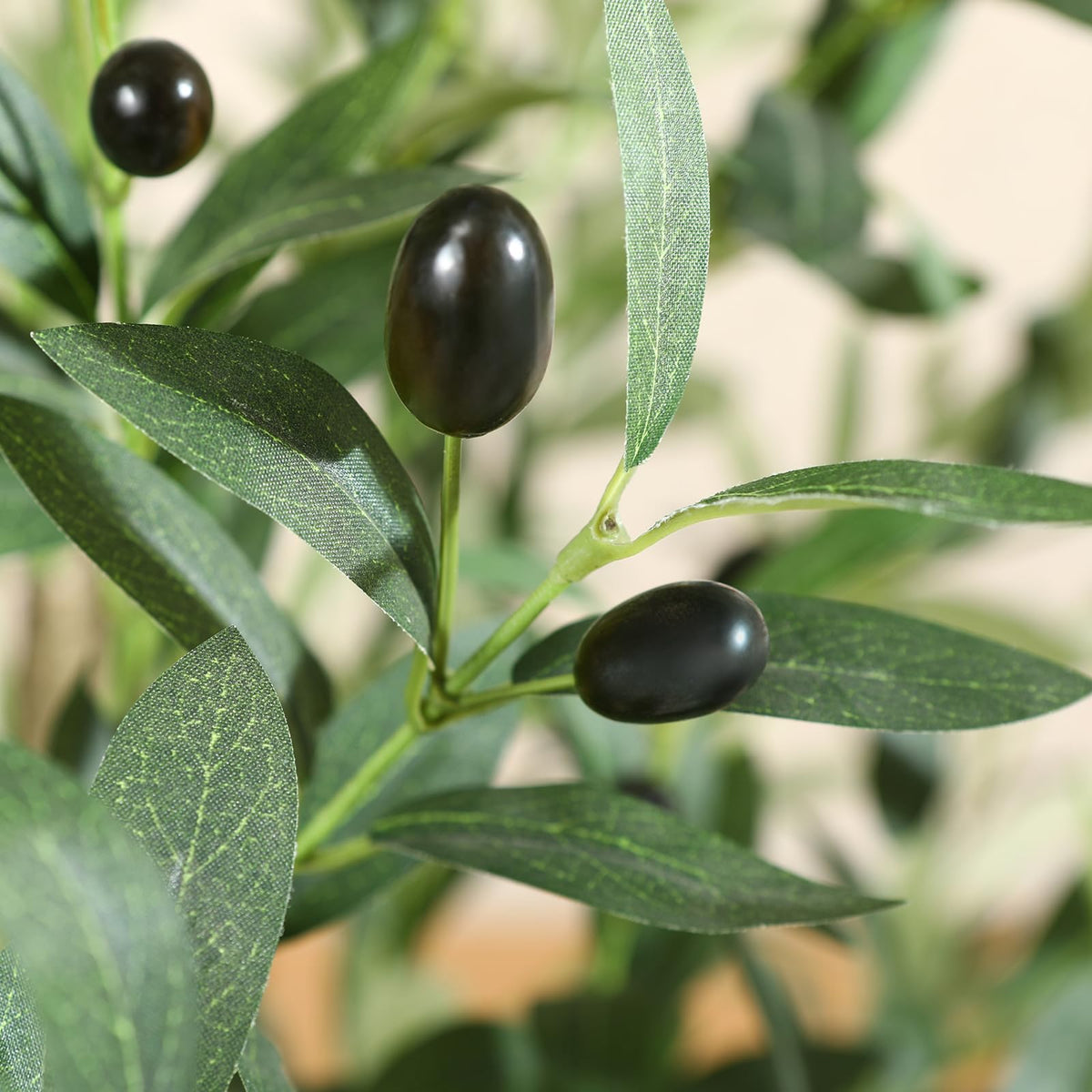 CROSOFMI Artificial Olive Tree 180cm Big tall Fake Plants, Artificial Olive Silk Plants Indoors in Pots, Faux Tropical large artificial plant suitable