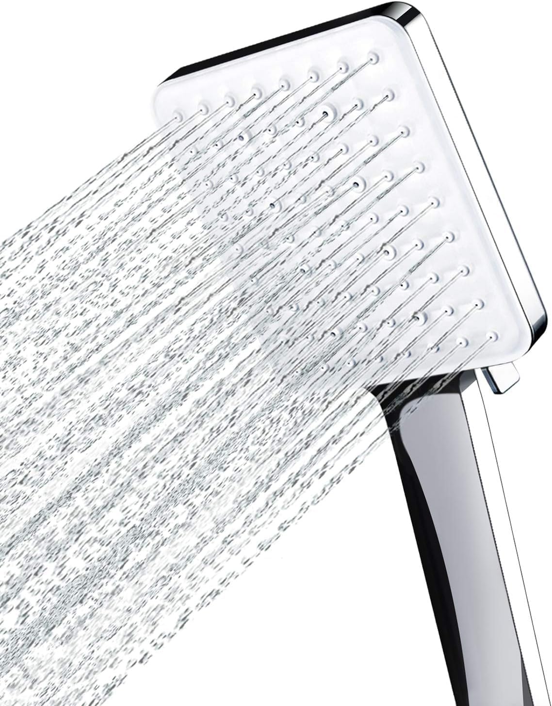 Shower Head [TESTSIEGER], Newentor High Pressure Shower Heads with 6 Modes, Power Shower Head Only, Universal Water Saving Large Showerhead