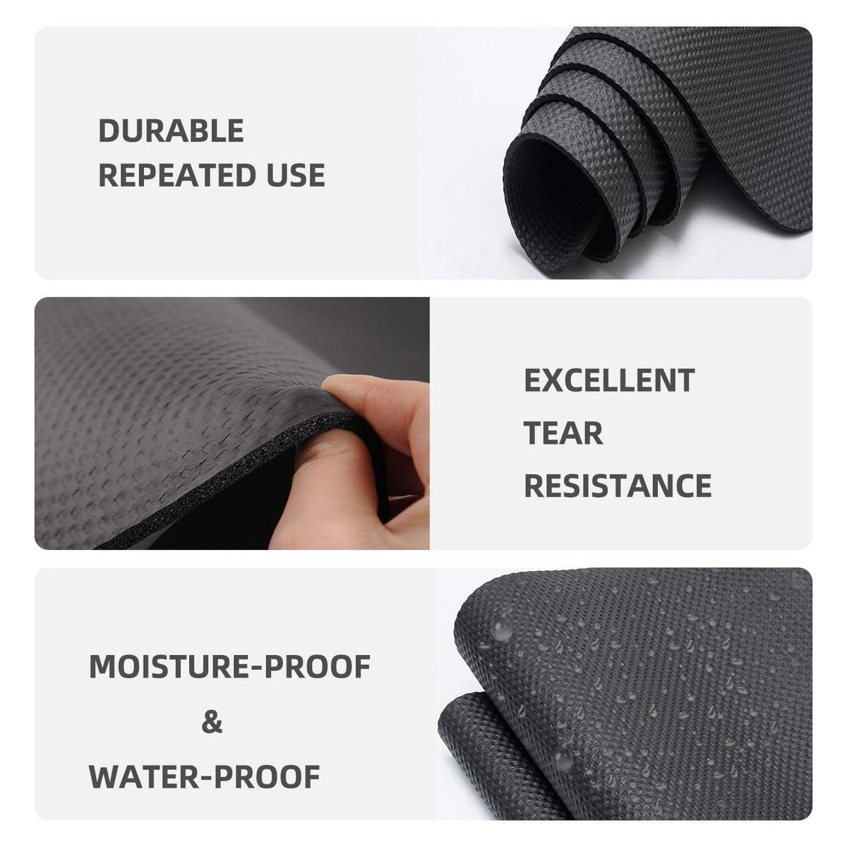 Treadmill Mat With Strap,Walking Pad Mat,Exercise Bike Mat,For Under Stationary Bike,Rowing Machine,Exercise Equipment,Spin Bike,Turbo Trainer,For