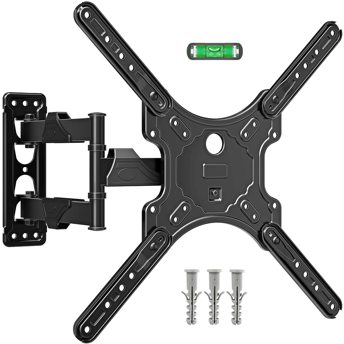 MOUNTUP TV Wall Bracket for Most 26-60 Inch LED, LCD, OLED Flat & Curved TV, Full Motion TV Mount with Tilt Swivel Extension, Max VESA 400x400mm up to