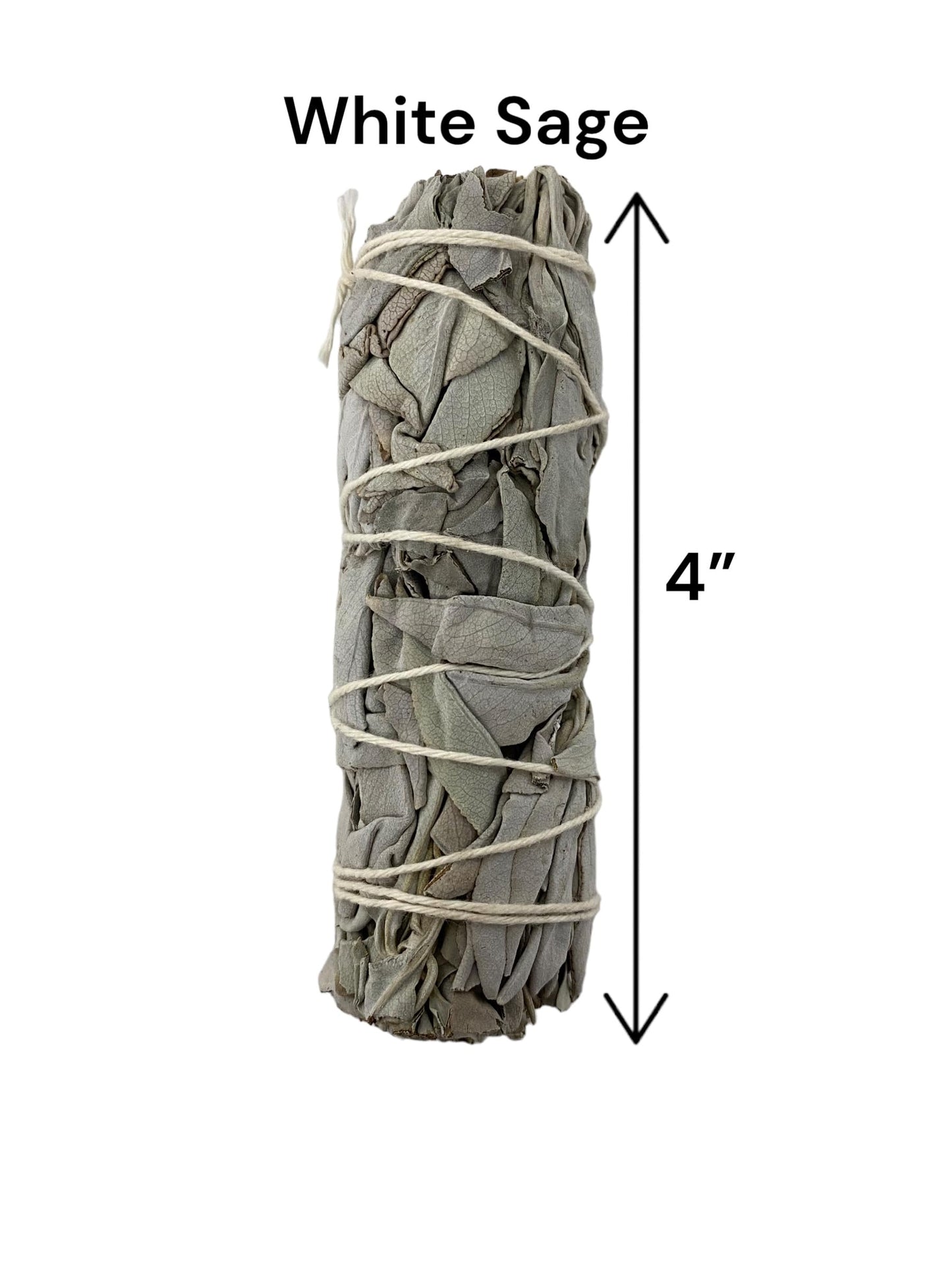 NessaStores 16 pcs California White Sage Smudge Sticks, 4-Inch Hand Tied, All Natural, Ethically Sourced for Home Cleansing, Stress Relief, & Clearing