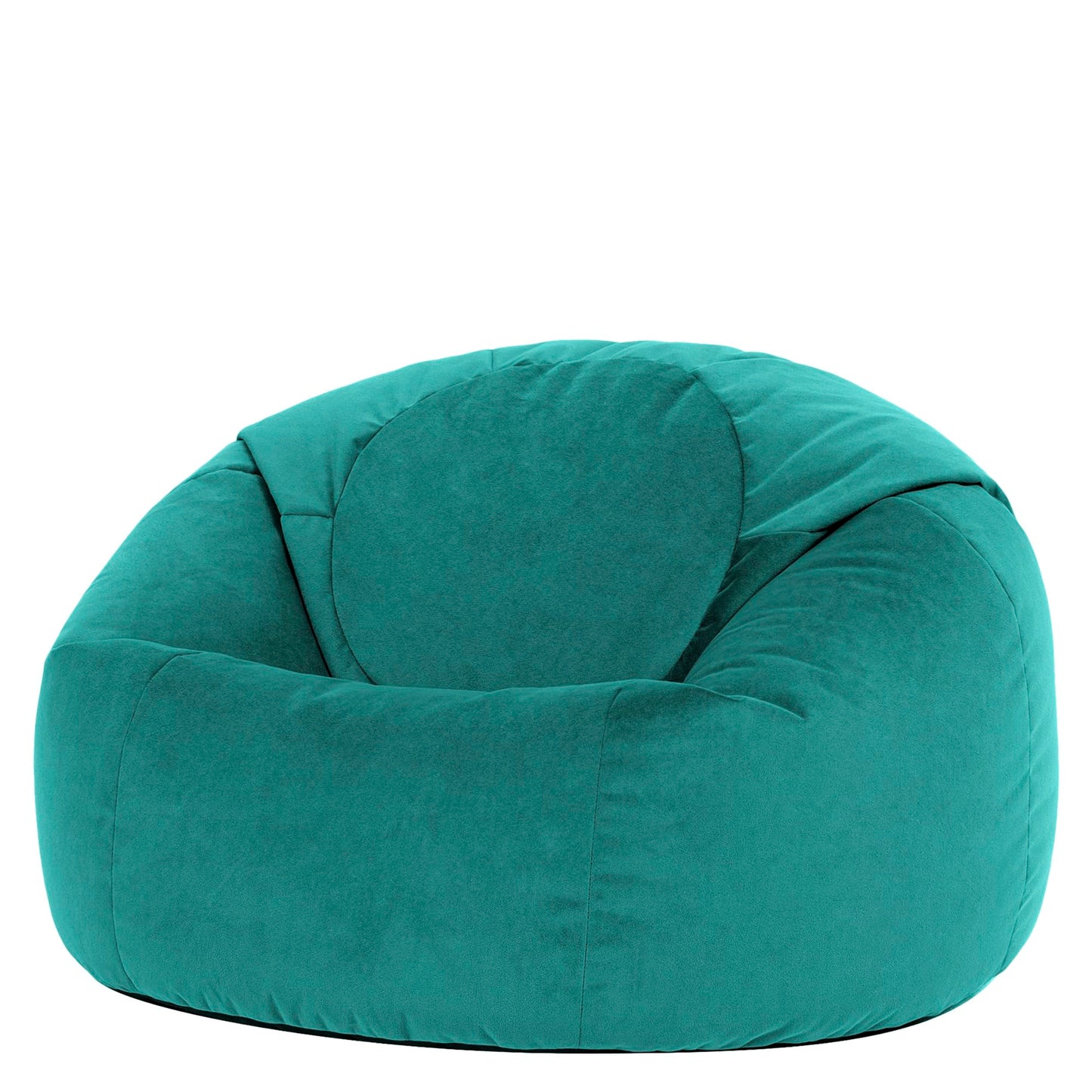 icon Kingston Velvet Bean Bag with Filling Included, Teal