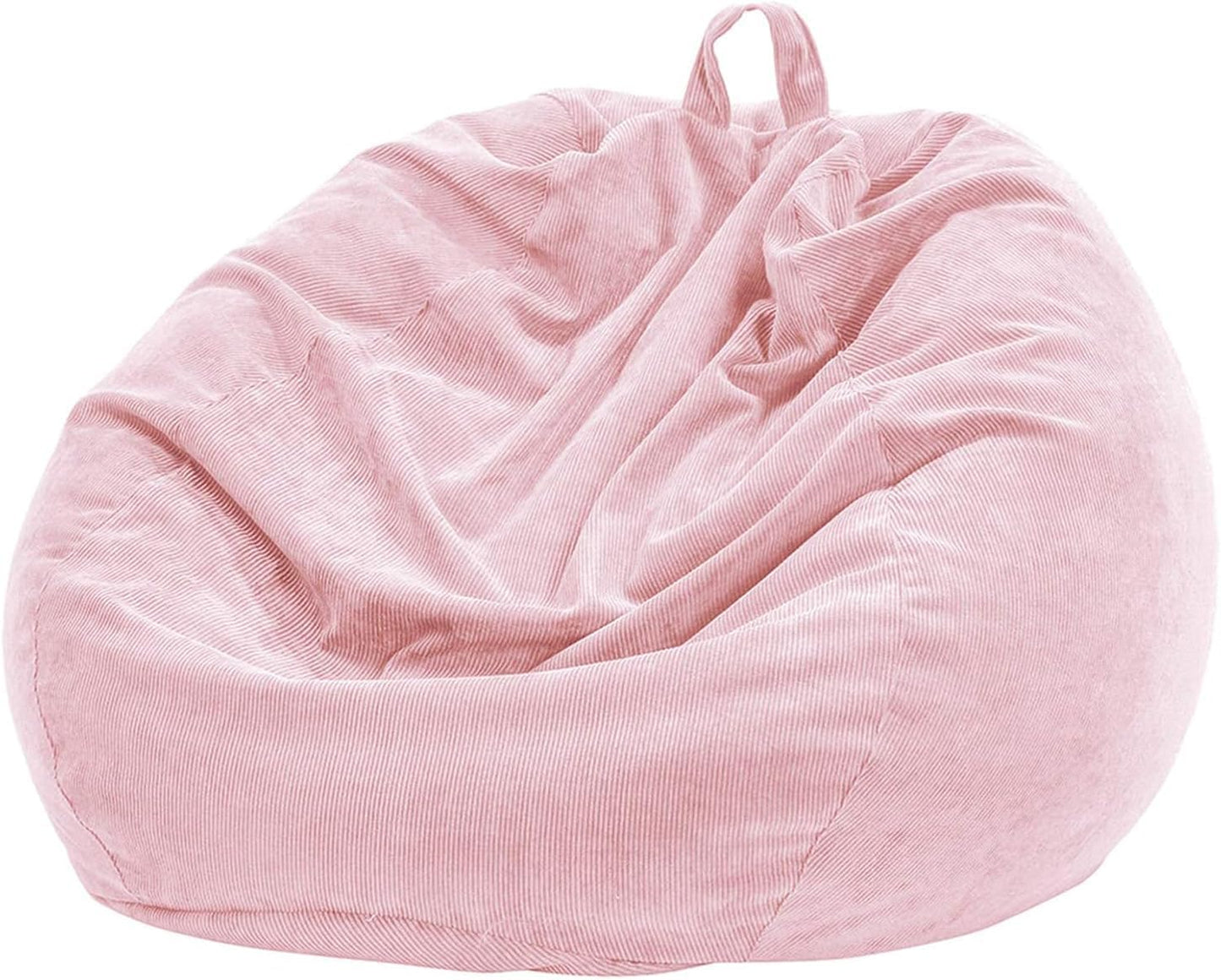 Nobildonna Bean Bag Chair Cover (No Filler) for Kids Beanbag Stuffed Animal Storage Without Filling Plush Toys Holder and Organizer Soft Premium