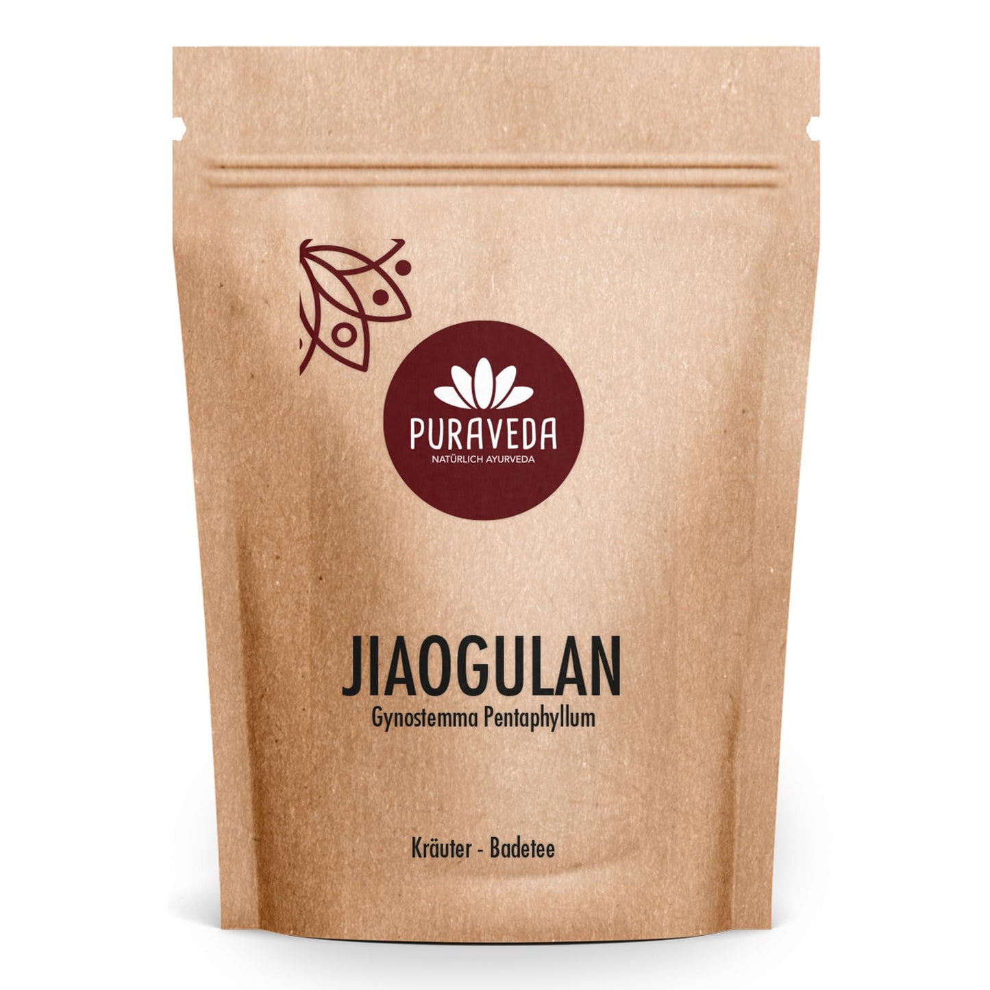 Jiaogulan Immortality herb 125g Dried - Fresh Harvest January 2019 - Without stem - Hand-Picked - Gynostemma Pentaphyllum