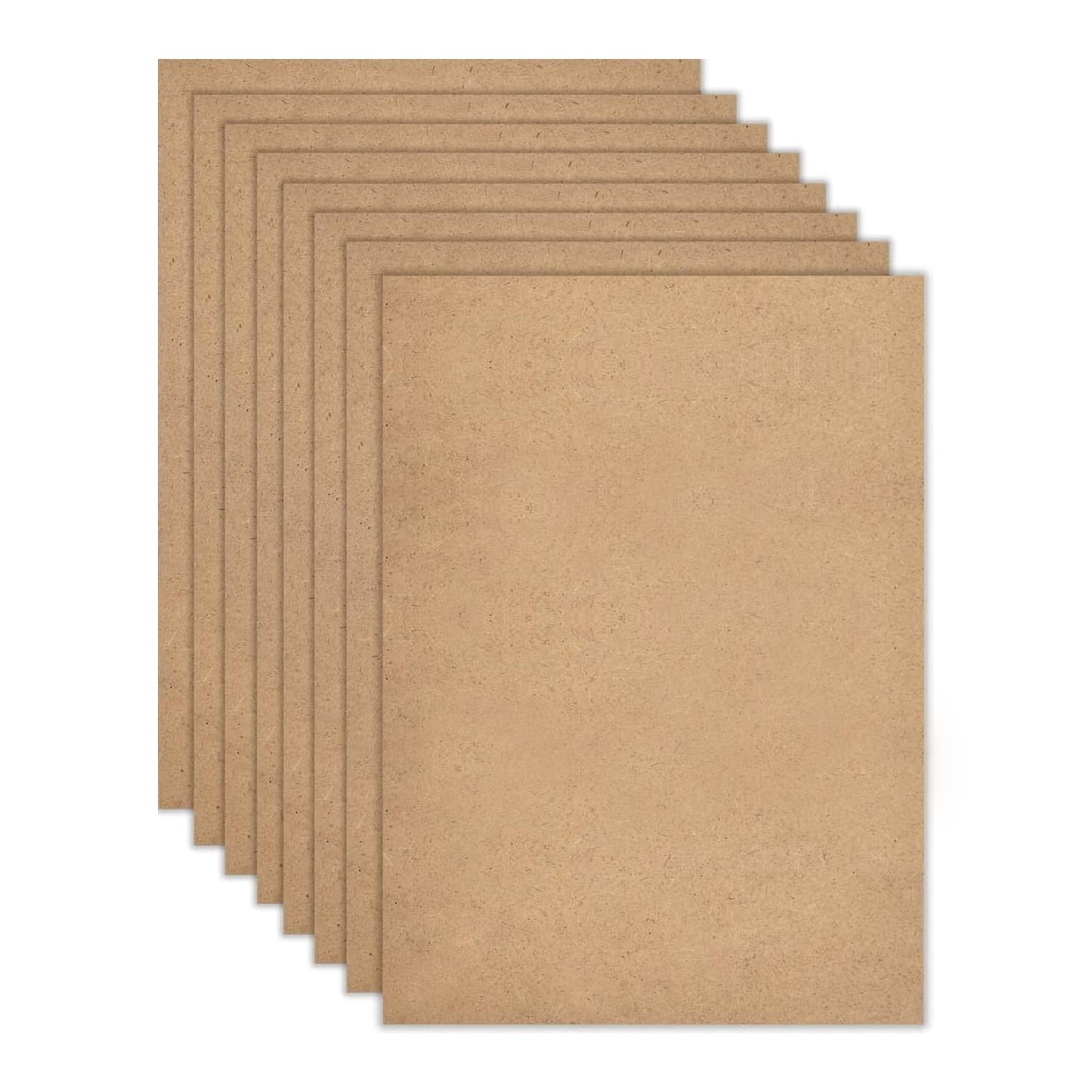 TSKDKIT A4 MDF Wood Boards for Crafts 2mm Medium Density Fiberboard Wooden Sheet Replacements, MDF Sheet for Laser Engraving, Painting and Decor,