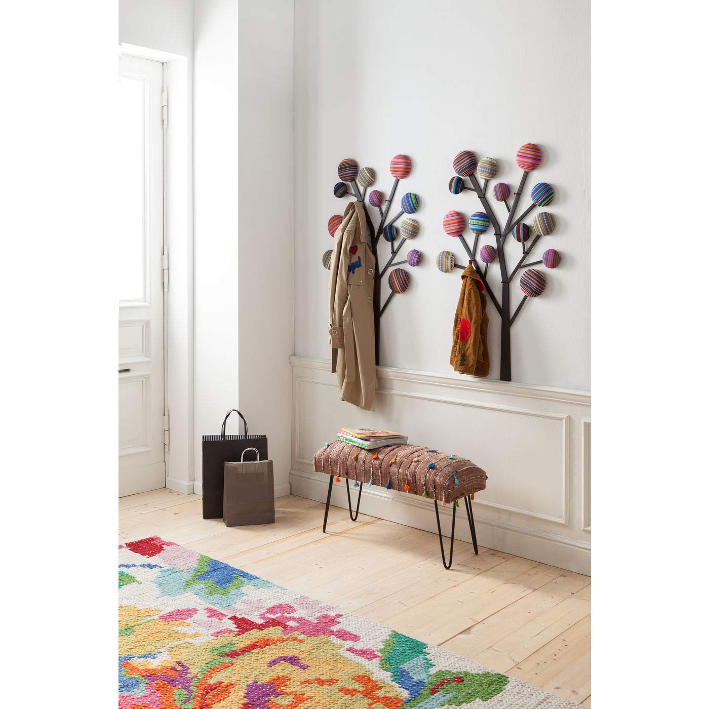Kare Design Wall coat rack Bubble Tree, Black, 111x67x5 cm, Wall racks, Design, Home decor, Canvas, Modern, Home design, Interior, Decoration