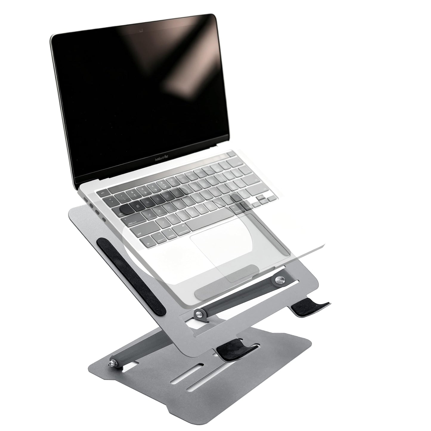 AiTodos® Adjustable Laptop Stand, Height Angle Omnidirectional Riser 10-17"