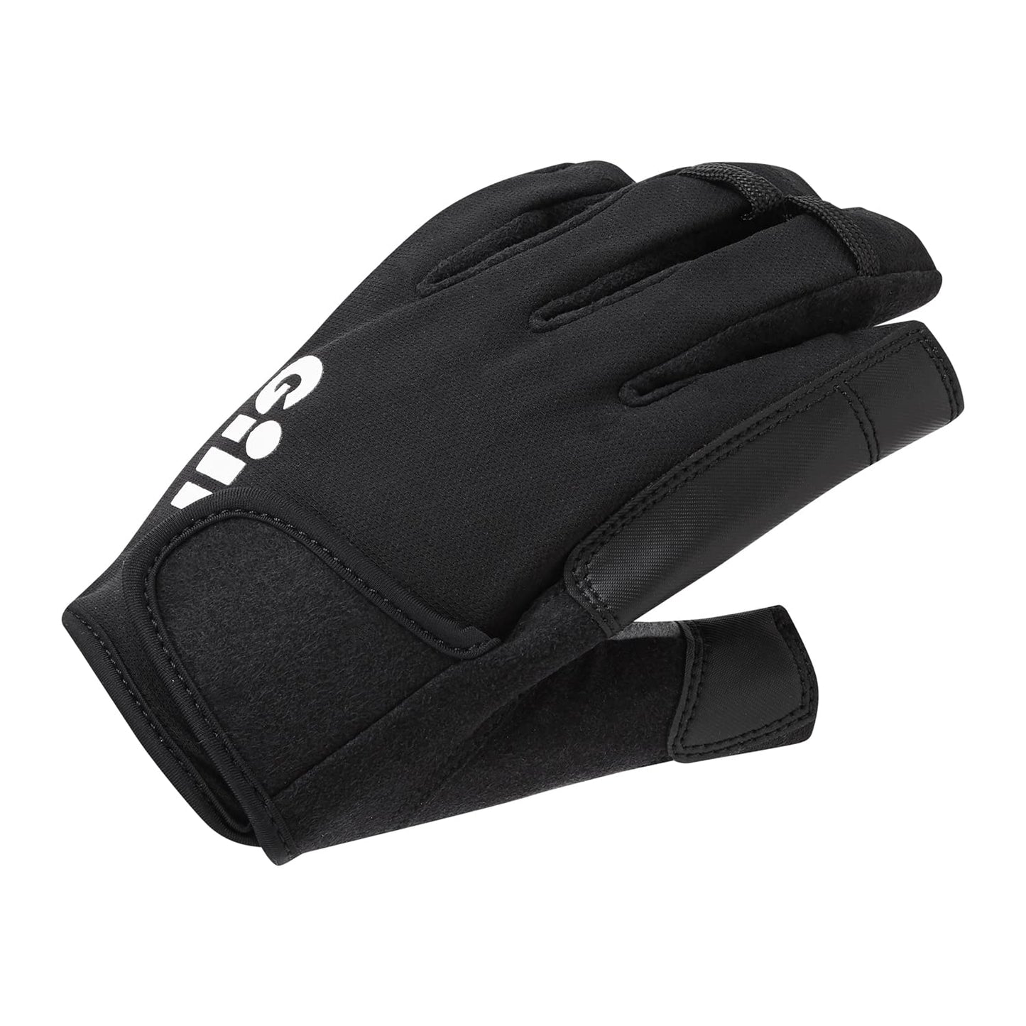 Gill Championship Sailing Gloves - Short Finger with  Length Fingers - Dura-Grip Fabric, 50+ UV Sun Protection & Water Repellent